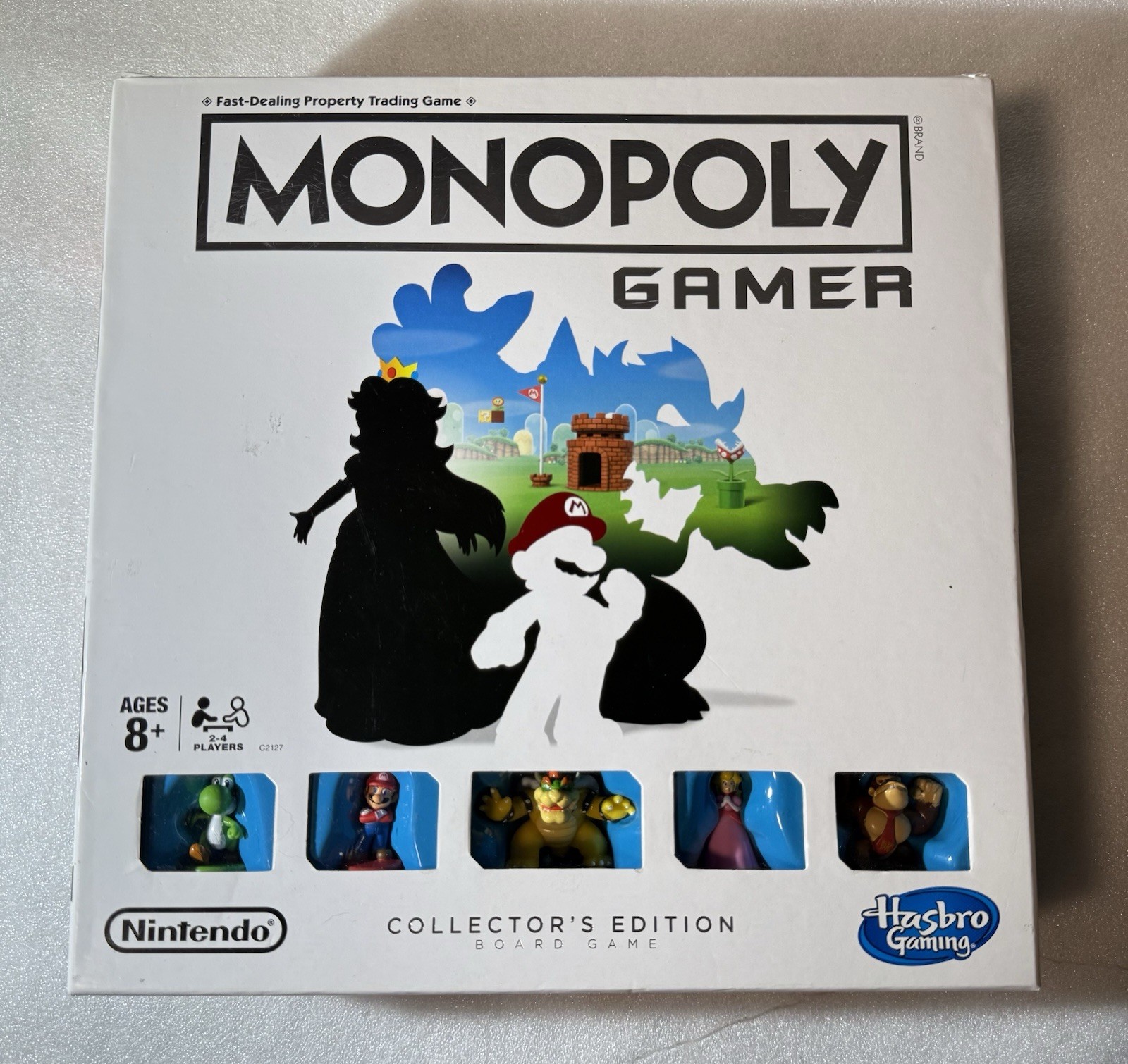 Mario Bros Nintendo Monopoly Gamer Collector’s Edition Board Game Toad Included