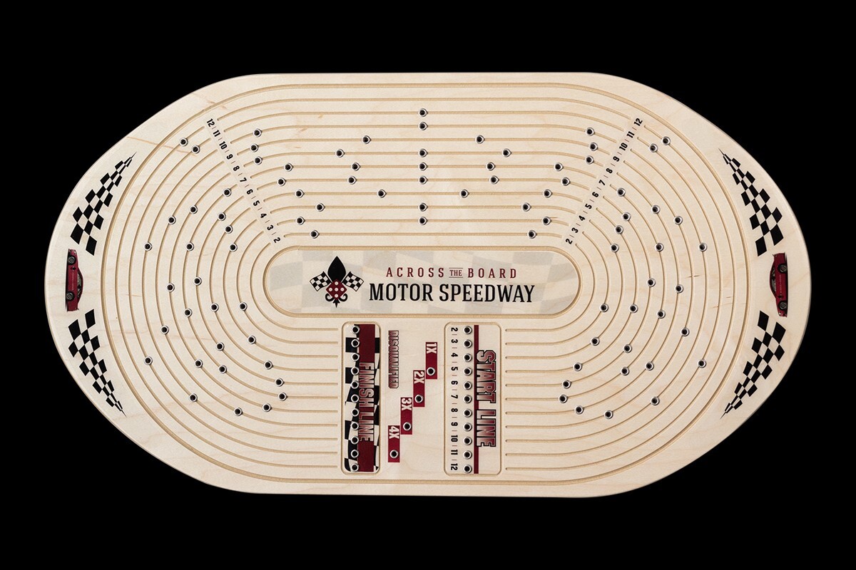 Across The Board Motor Speedway Game