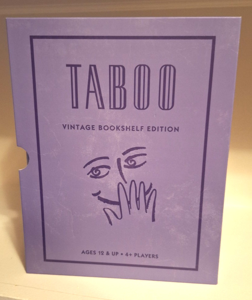 Taboo Vintage Bookshelf Edition by WS Game Company Deluxe Board Game New