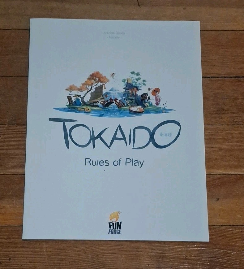 Tokaido Board Game Fun Forge Bauza / Naiade 2014 Kyoto to Edo – COMPLETE VG