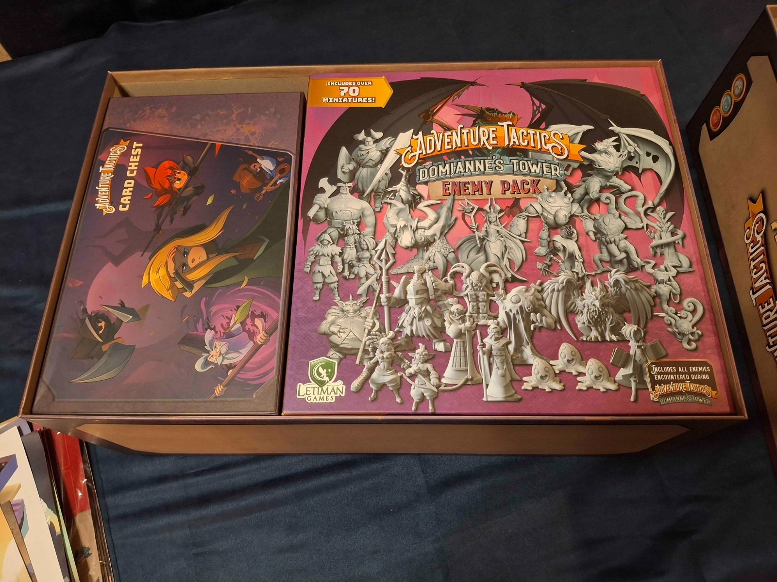 Adventure Tactics Big Box w/ Domianne’s Tower, Alchemy, playmats, minis, extras!