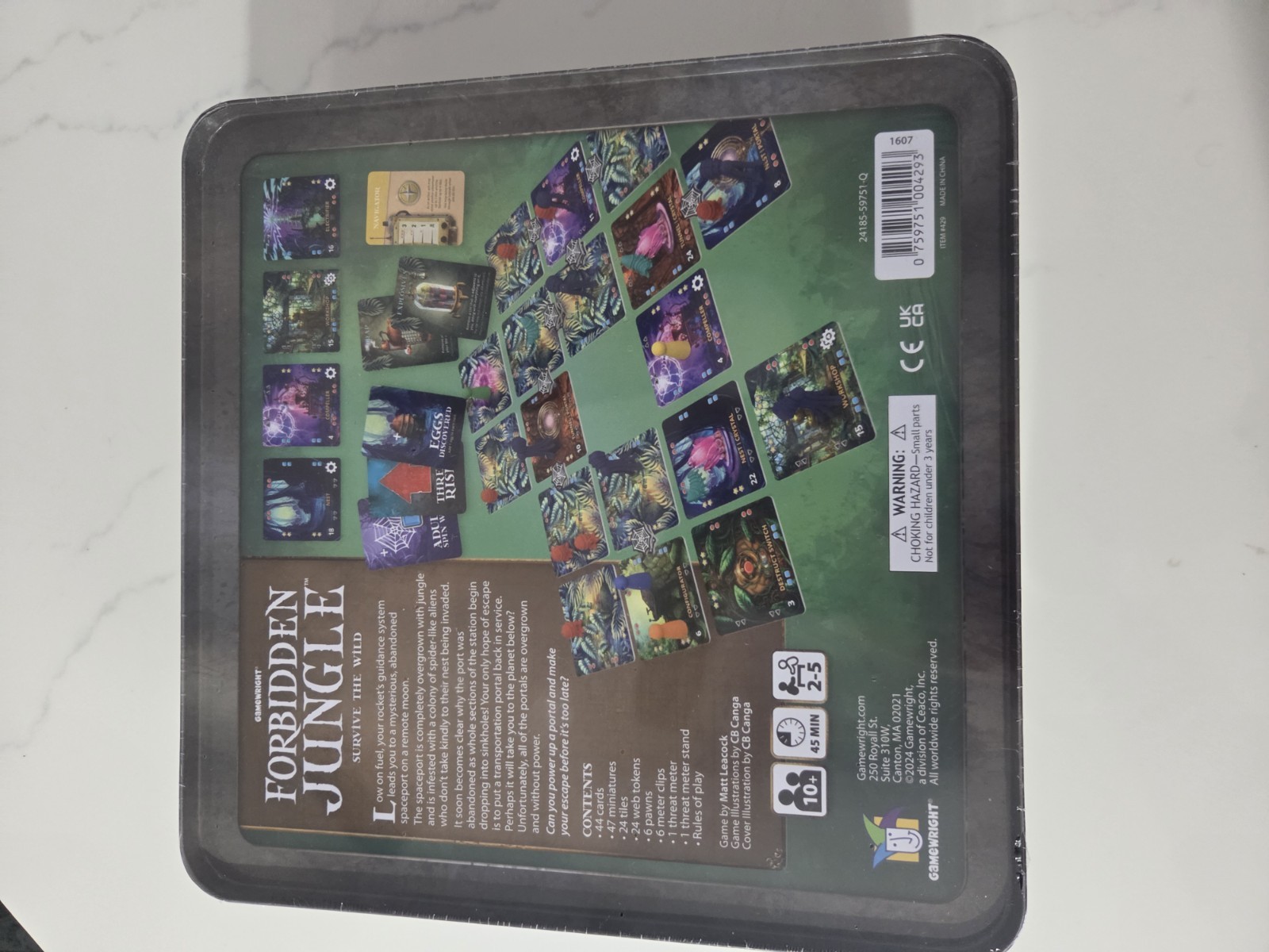 Gamewright Forbidden Jungle – Survive The Wild, Cooperative Board Game