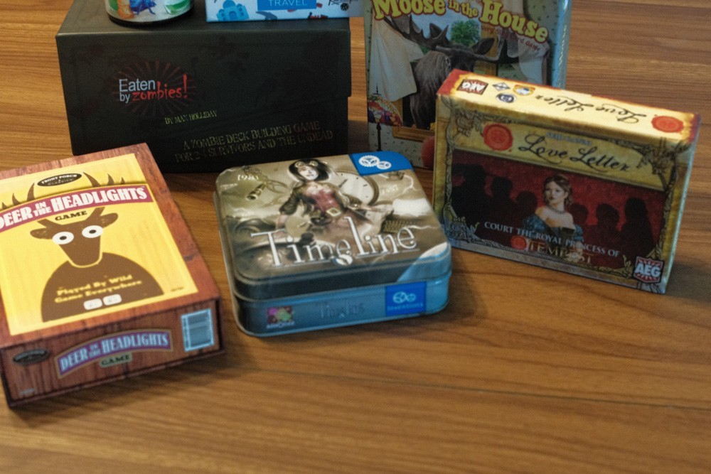 Various Small board and card game bundle No missing pieces Excellent Condition