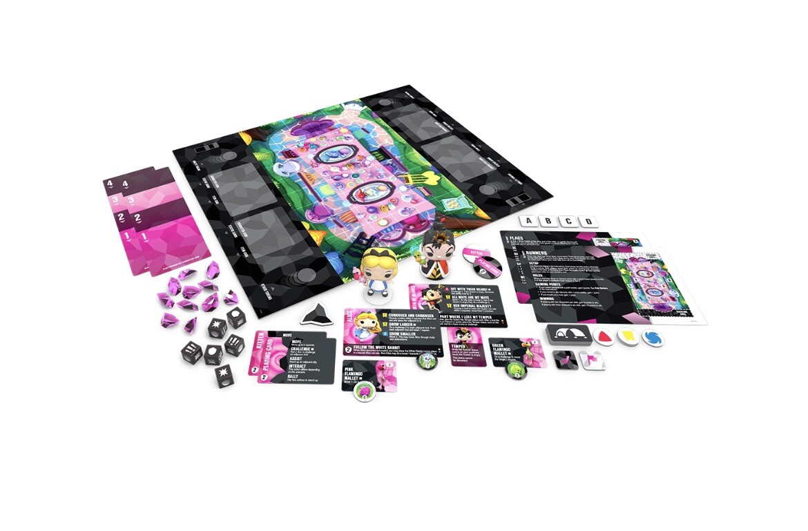 Pop! Funkoverse – Alice in Wonderland 100 CHASE Funko Games Strategy Board Game