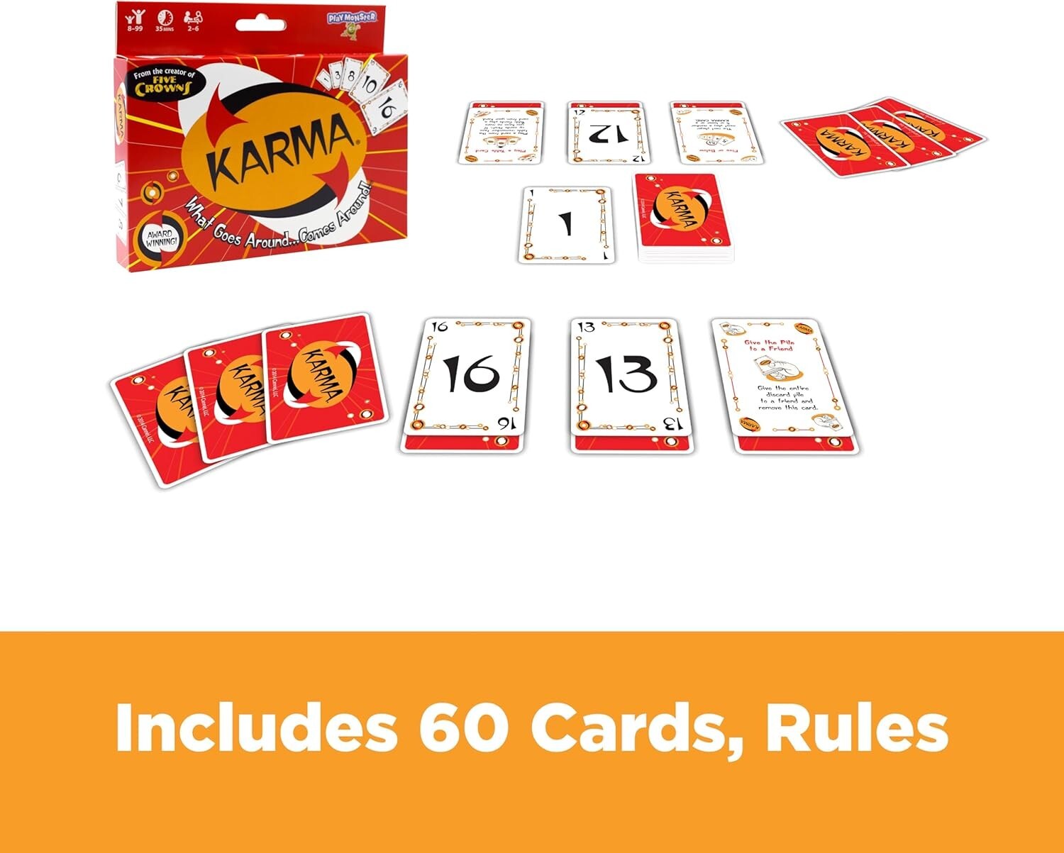 KARMA Card Game – Family Game Night Kids 8+ & Adults