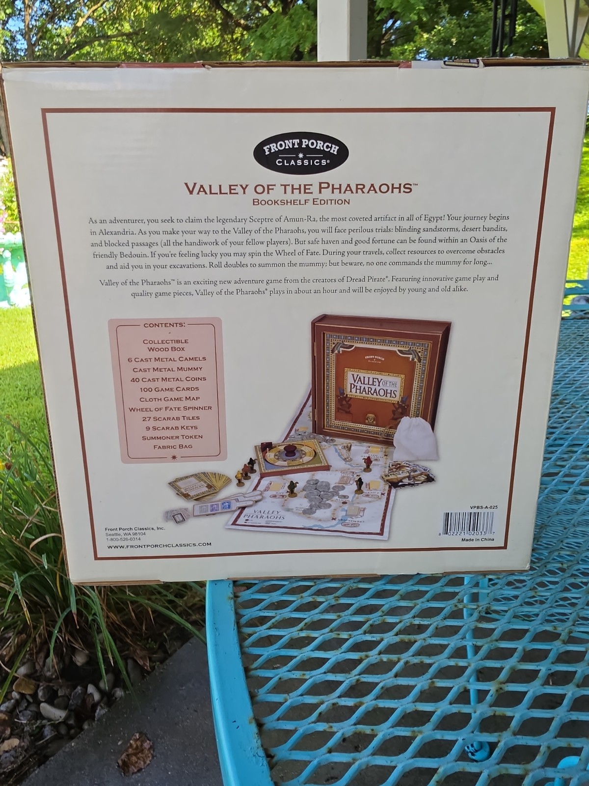 Front Porch Classics VALLEY OF THE PHARAOHS Bookshelf Edition — COMPLETE RARE
