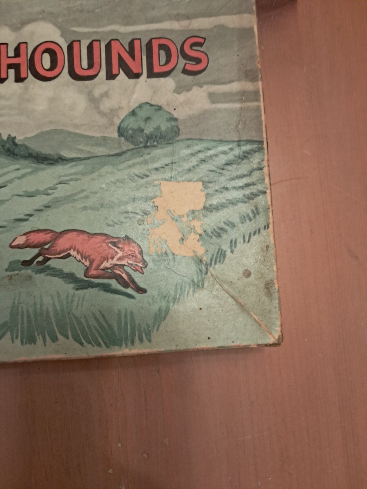 2 Vintage board games/tin toy Tipit by Wolverine & Fox and Hounds