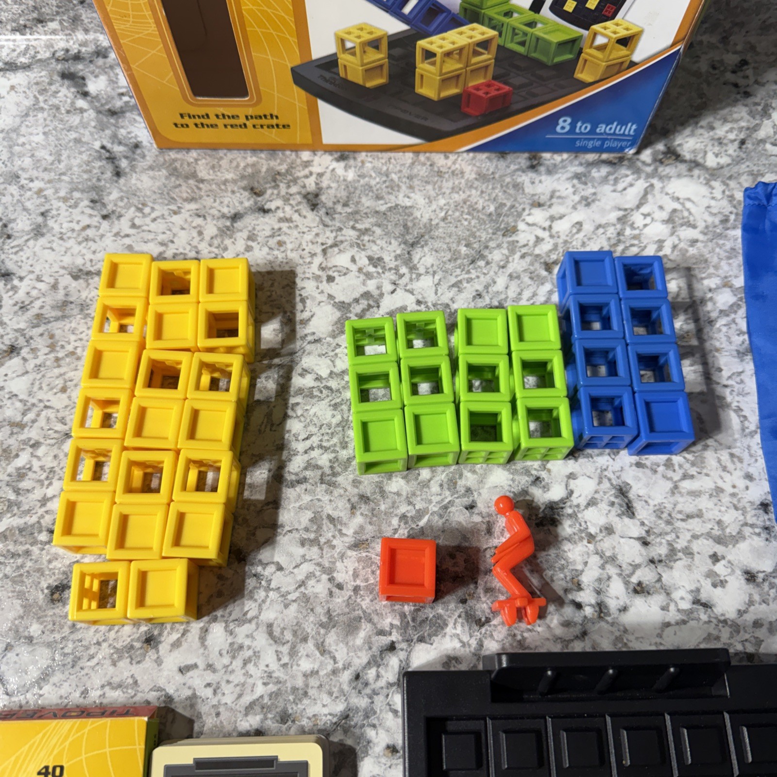 Tipover: Crate Tipping Logic Game ThinkFun 2010 – Missing 1 Expert Card