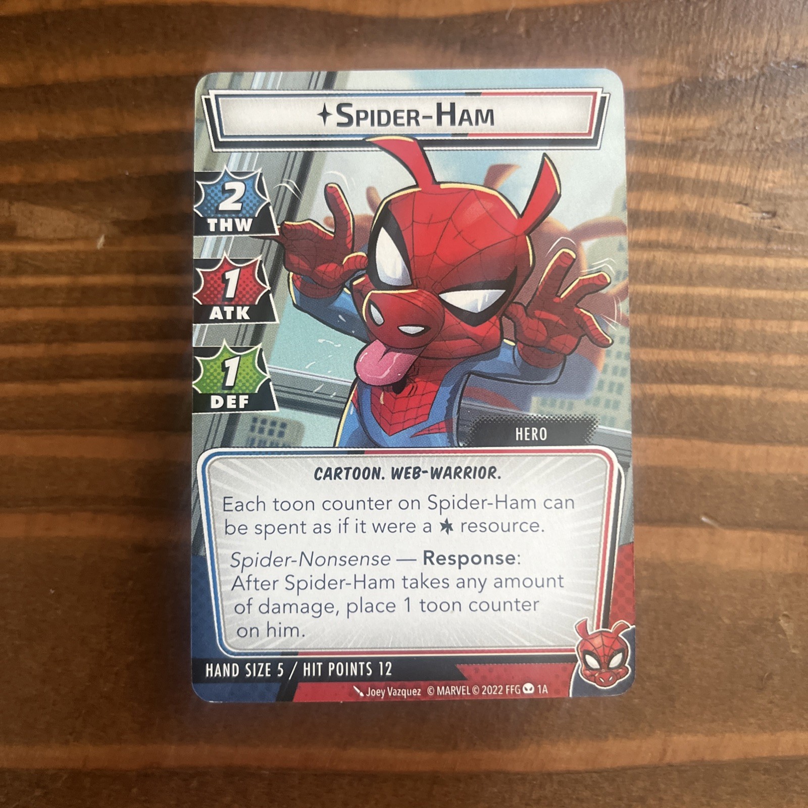 Marvel Champions the Card Game – Spider-Ham Hero Pack. Complete Deck