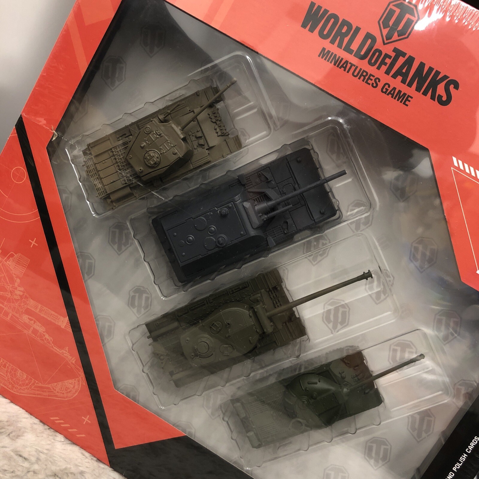 2023 World of Tanks Starter Set (Maus, T29, IS-3, Centurion) Gale Force 9 New