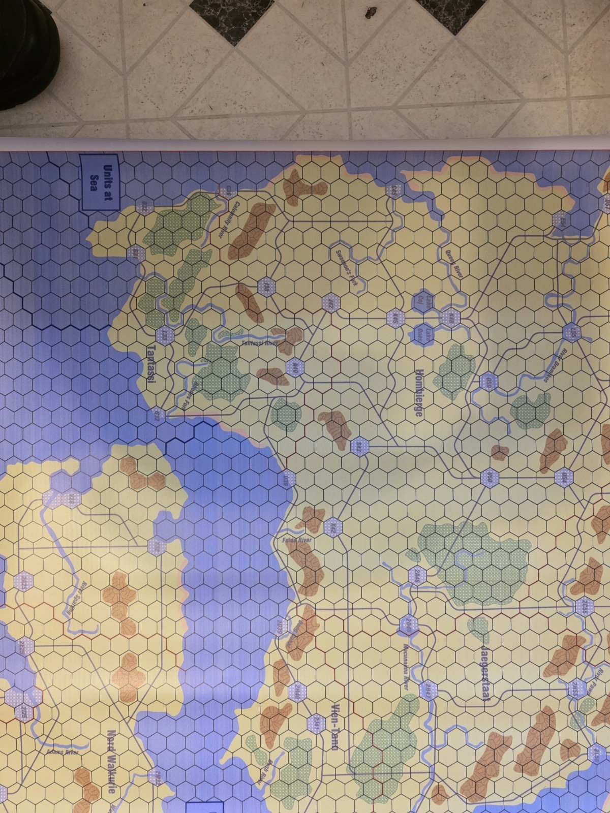 Avalon Hill Blitzkreig Map GDW SPI VG GMT