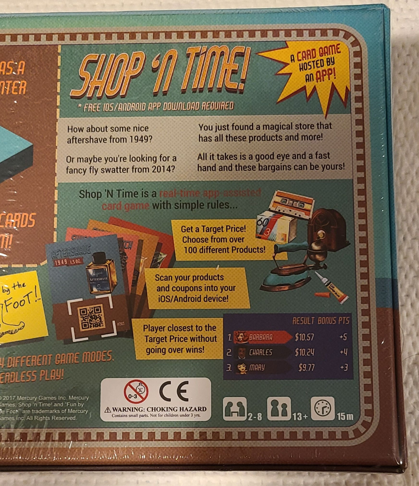 MERCURY GAMES – IT’S…SHOP ‘N TIME FAMILY BOARD GAME OF CLEVER PURCHASES – NEW