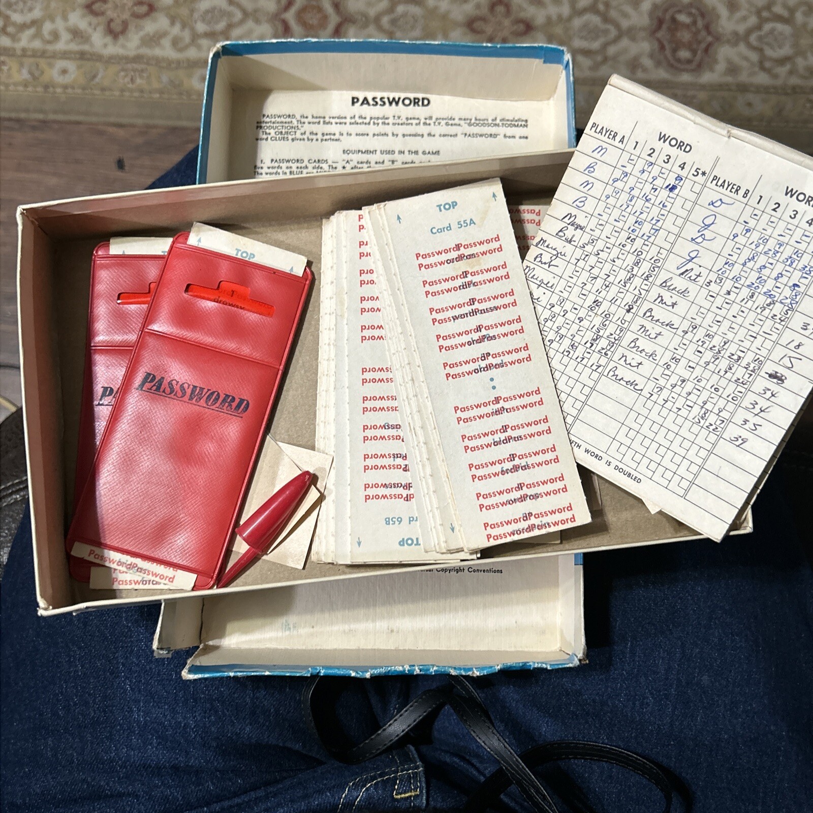 Vintage Password 12th edition game Complete 1970 Milton Bradley Ages 10 To Adult