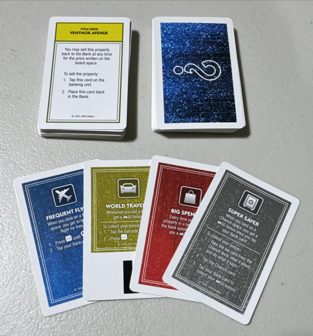 Monopoly Super Electronic Banking Banking 2020 Replacement Parts – Cards