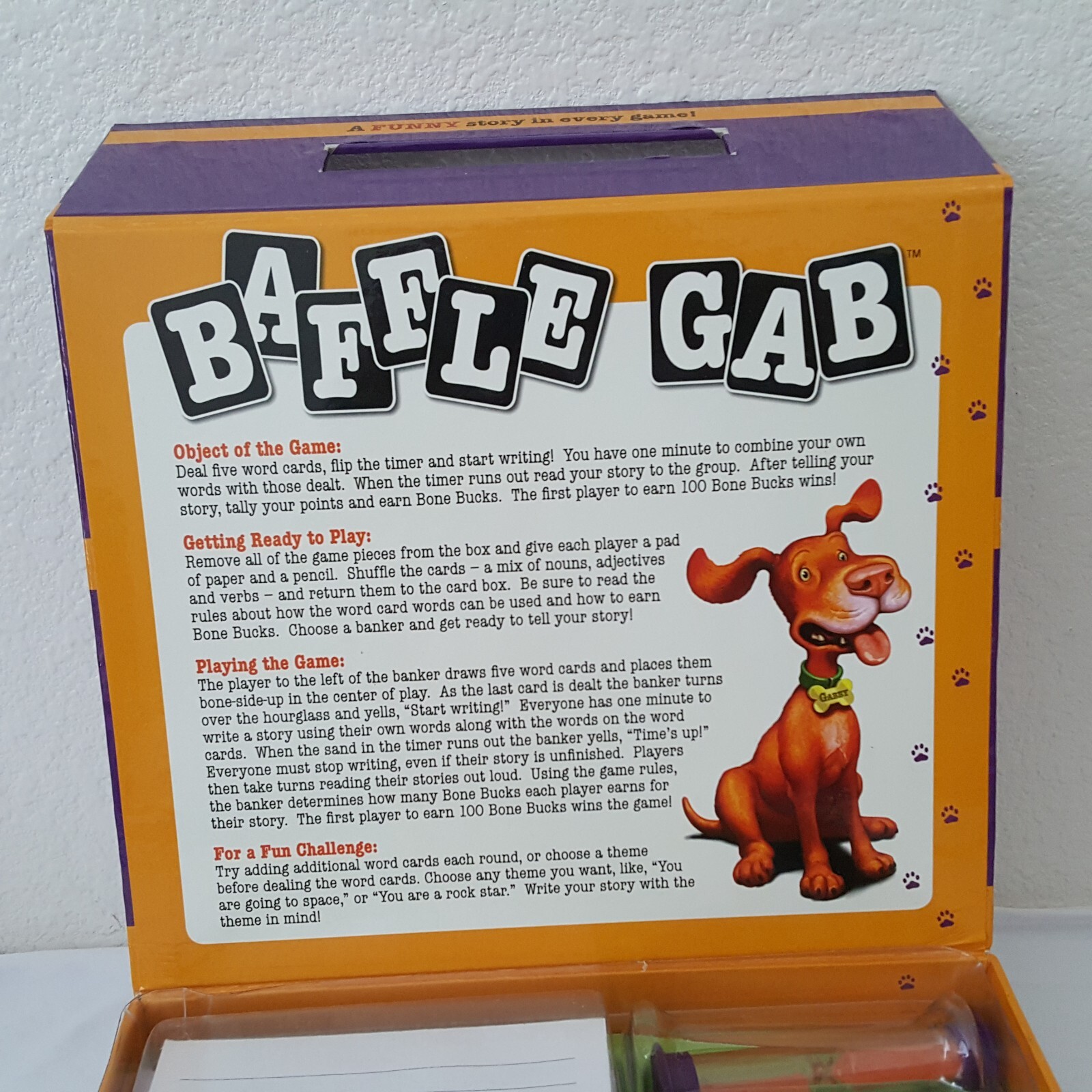 Baffle Gab Board Game Classroom Group Party Funny Story Word Limited Edition….
