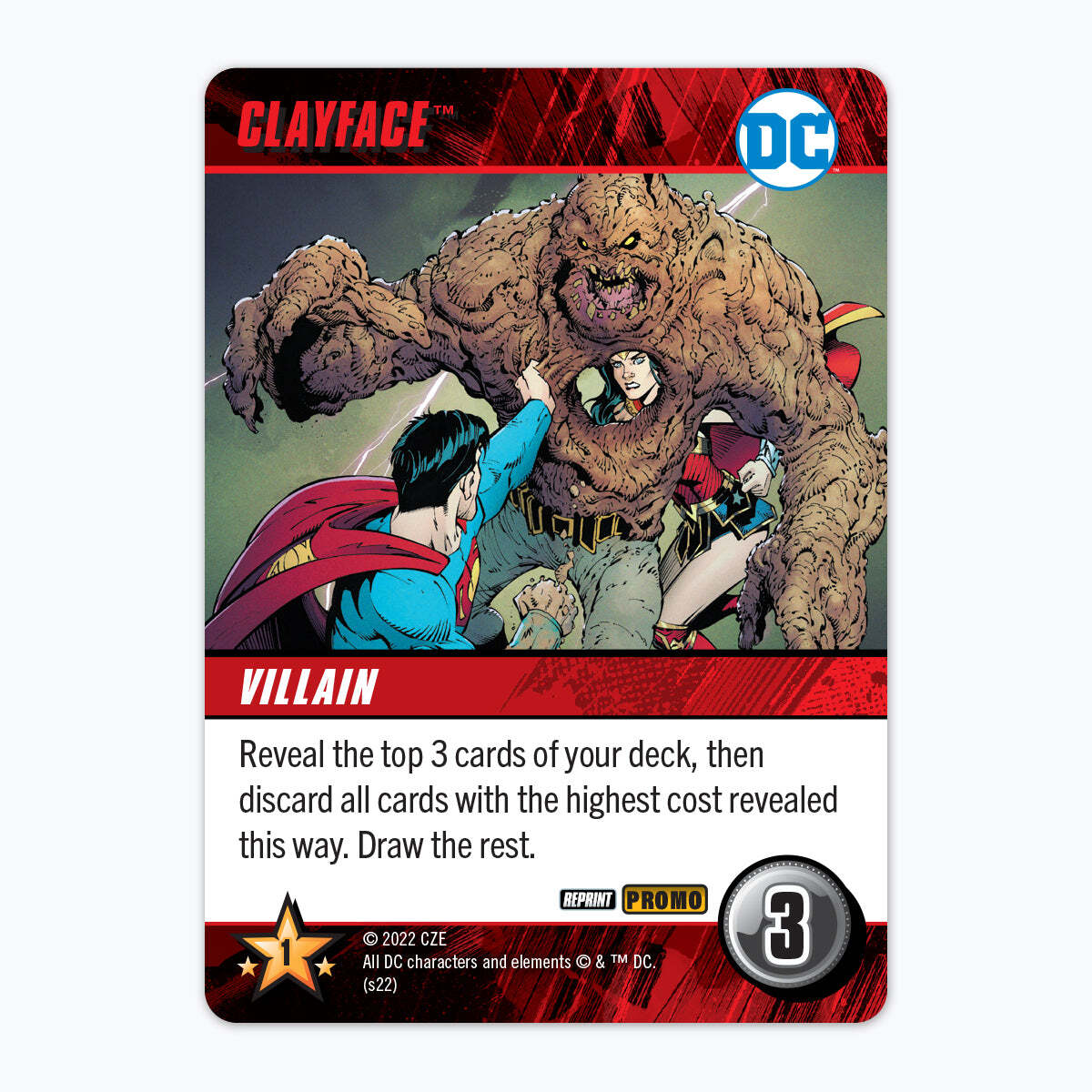 DC Deck-Building Game: Clayface PROMO CARD