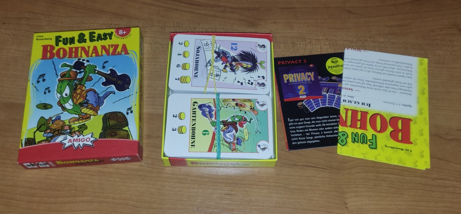 BOHNANZA FUN & EASY – Card Game – Amigo – Complete EXCELLENT CONDITION