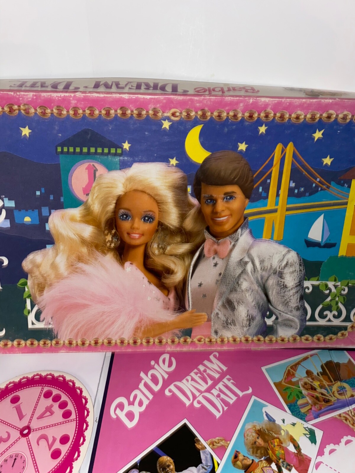 Vintage 1992 Barbie Dream Date Board Game Incomplete Play or Replacement Pieces