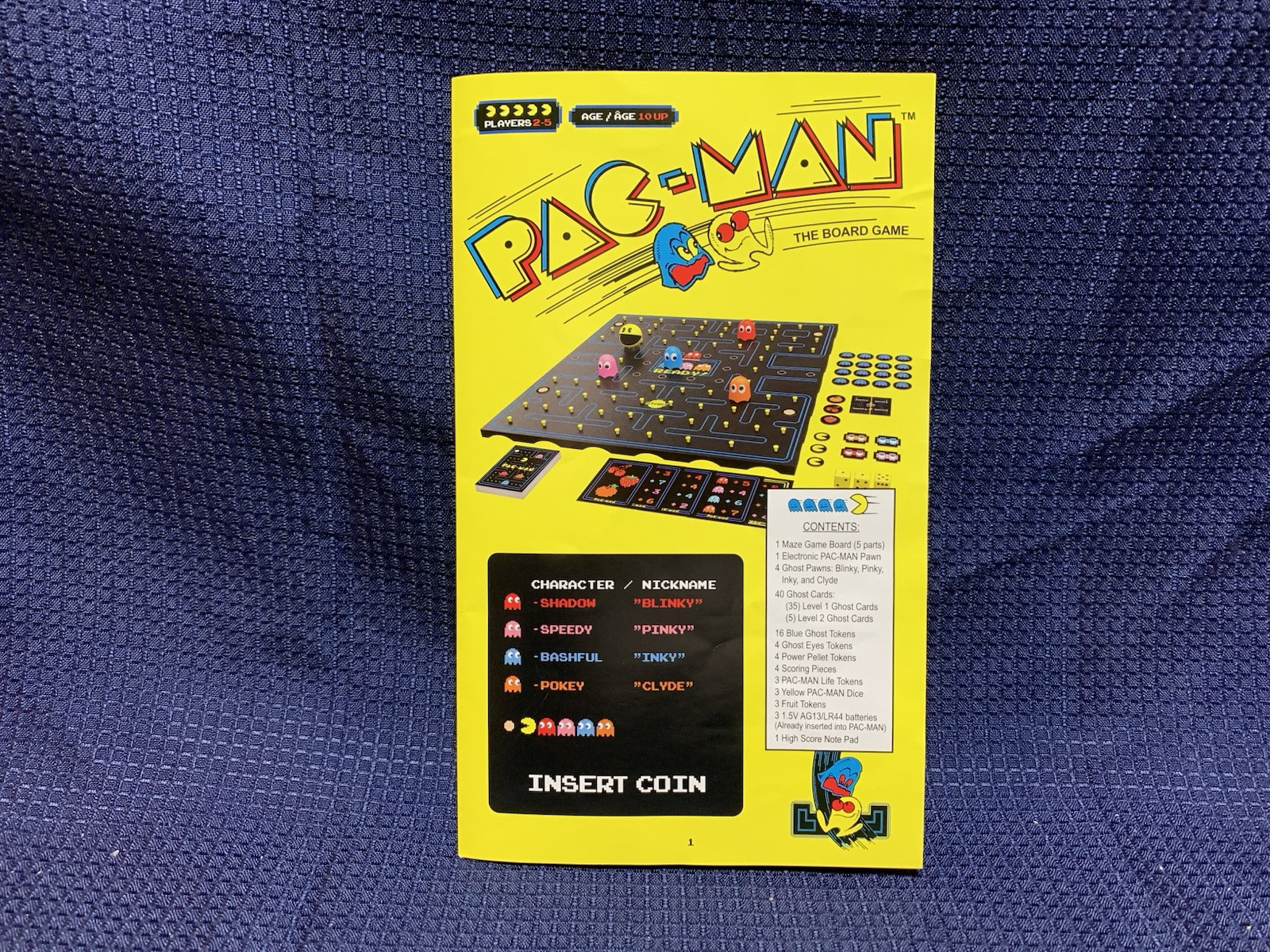 Pac-Man The Board Game – Buffalo Games – Electronics Tested – Works – Complete