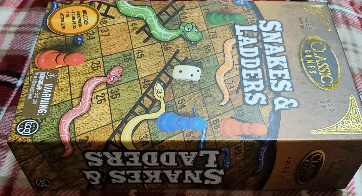 TCG Snakes And Ladders Classic Board Game Age 6+ NEW