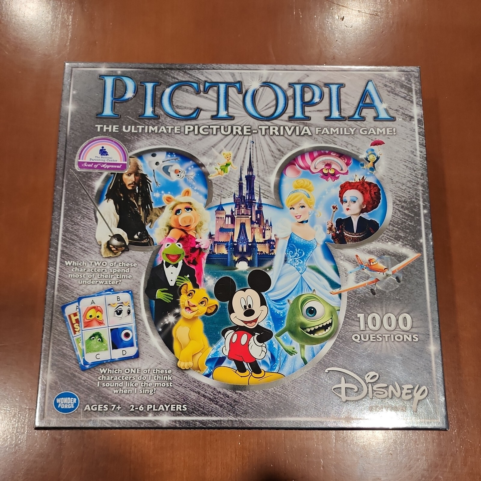 PICTOPIA Disney Edition Picture-Trivia Family Game NEW Sealed