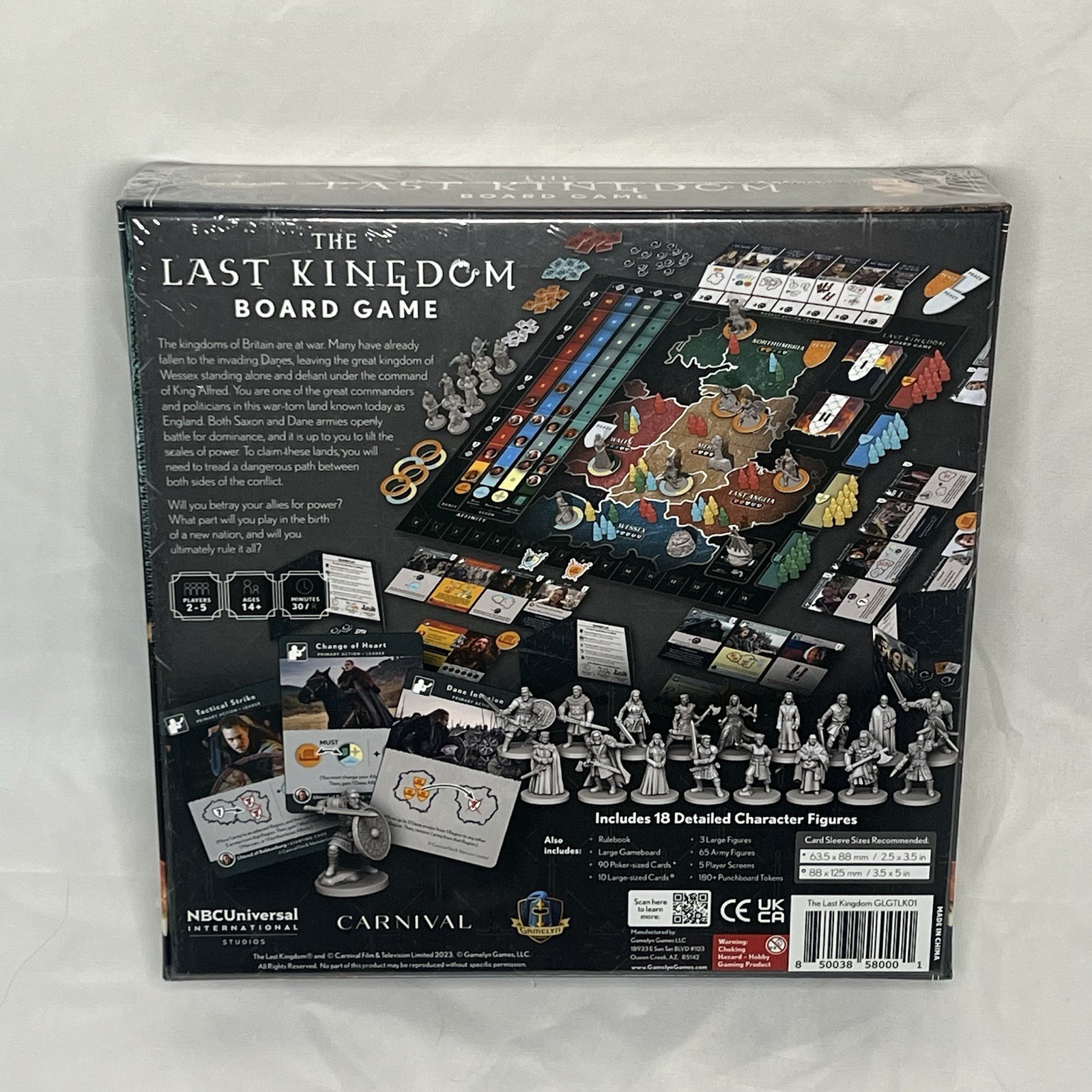 New Sealed The Last Kingdom Board Game By Gamelyn Games Strategy Netflix