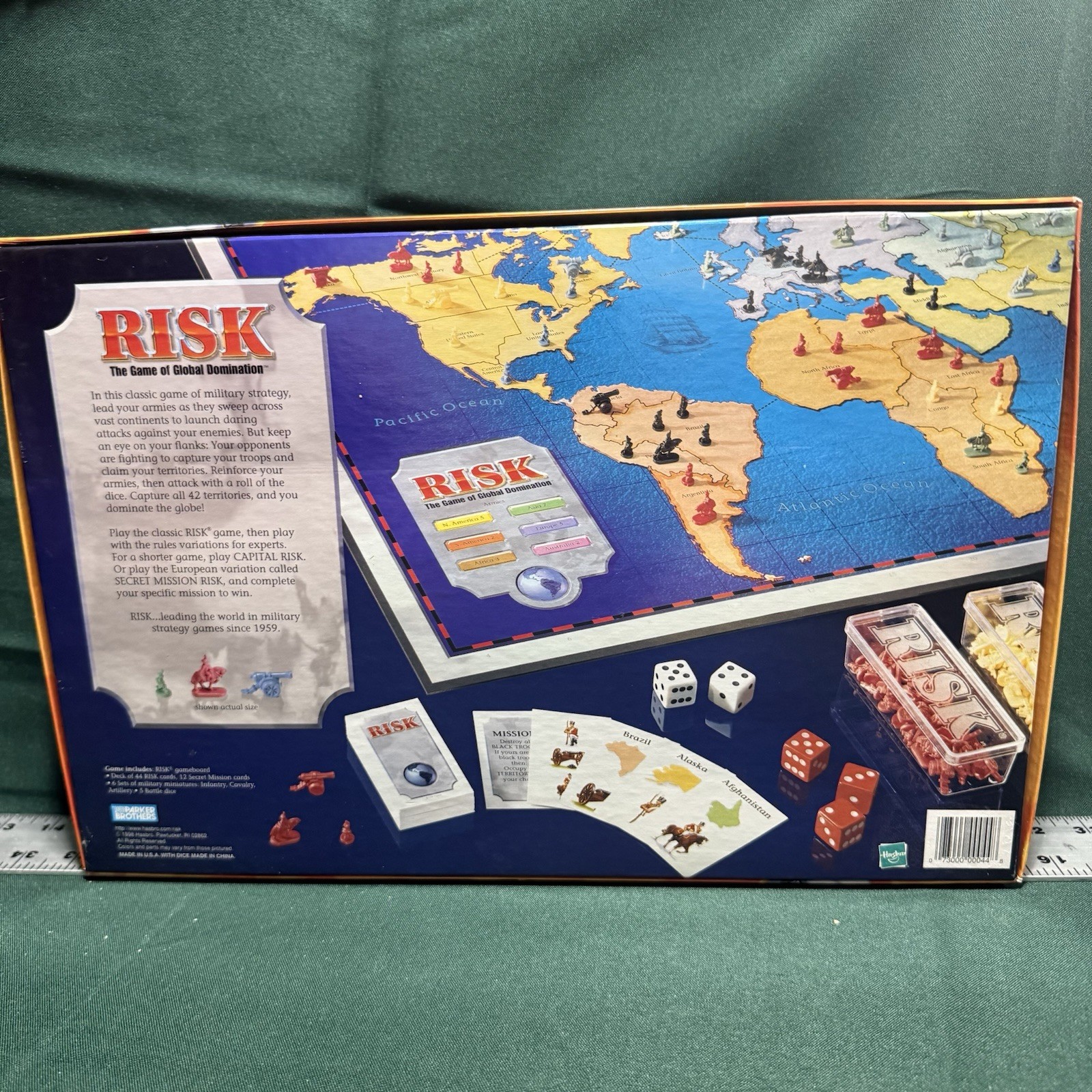Vintage 1998 Risk Board Game ~ The Game Of Global Domination – Ships Free!