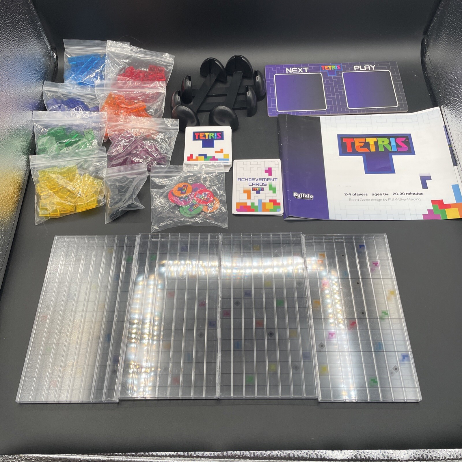 Tetris Strategy Stacking Head-to-Head Racing Board Game *Read