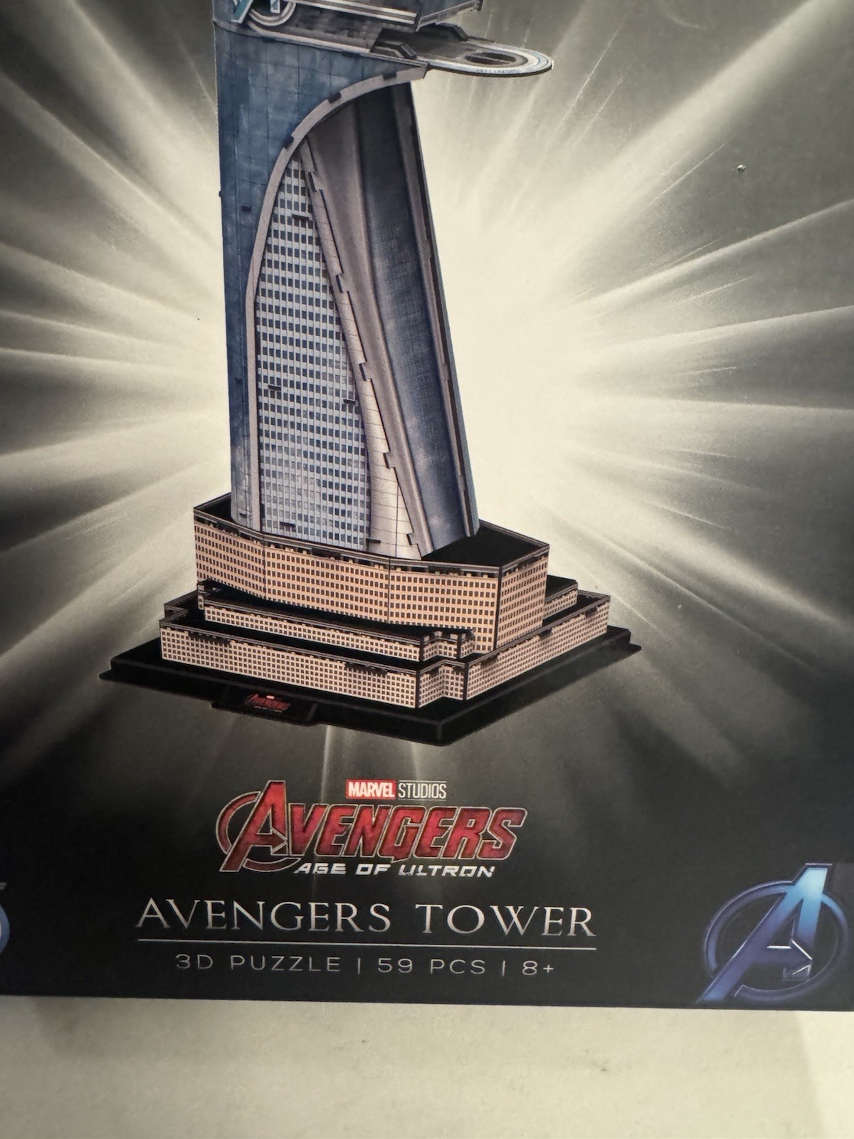 Marvel Avengers Tower 3D Puzzle 59 Pieces New The Infinity Saga ULTRON 4D