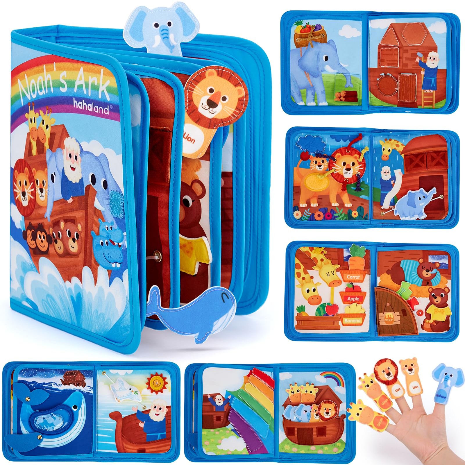 Keep Toddlers Engaged for Hours – Montessori Busy Book Noah s Ark