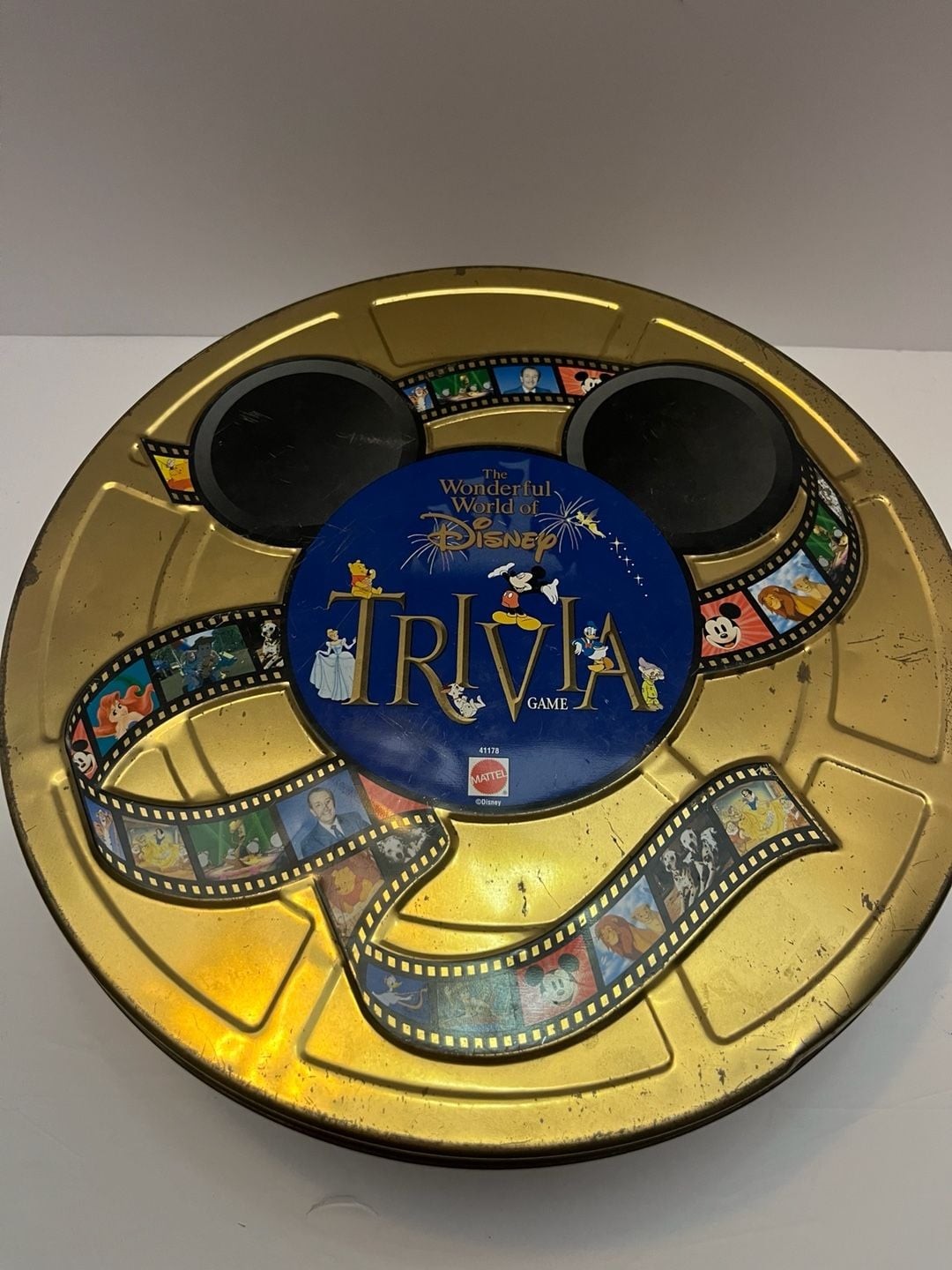 1997 The Wonderful World of Disney Trivia Game in Collector Tin by Mattel