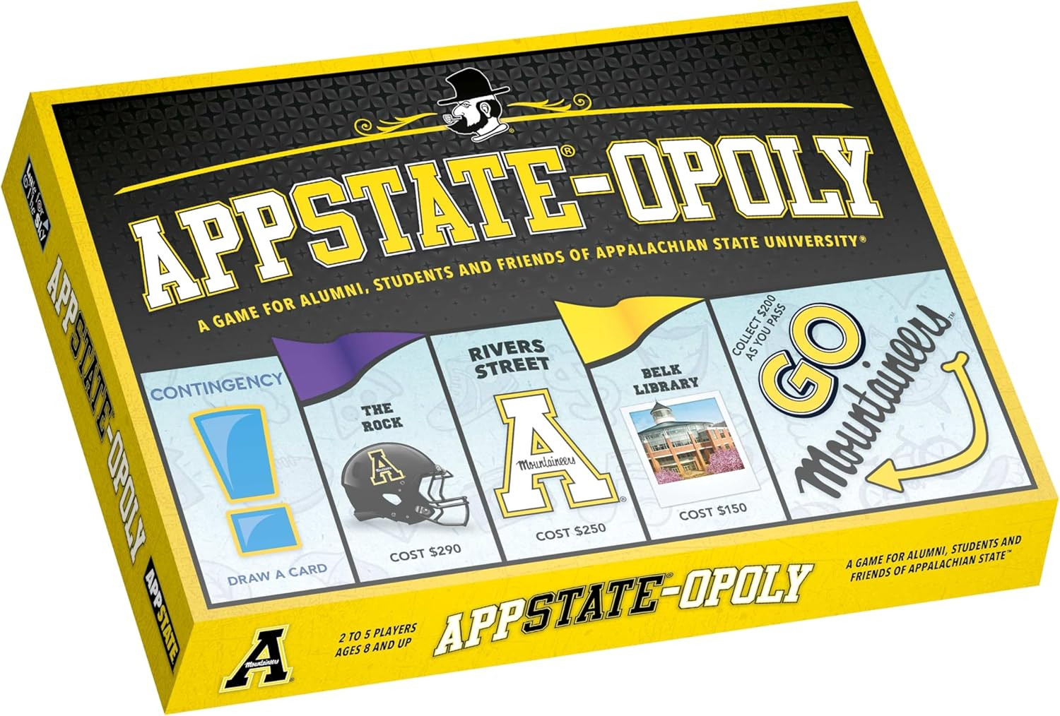 App State-Opoly Board Game – Appalachian State University Campus Edition, Family