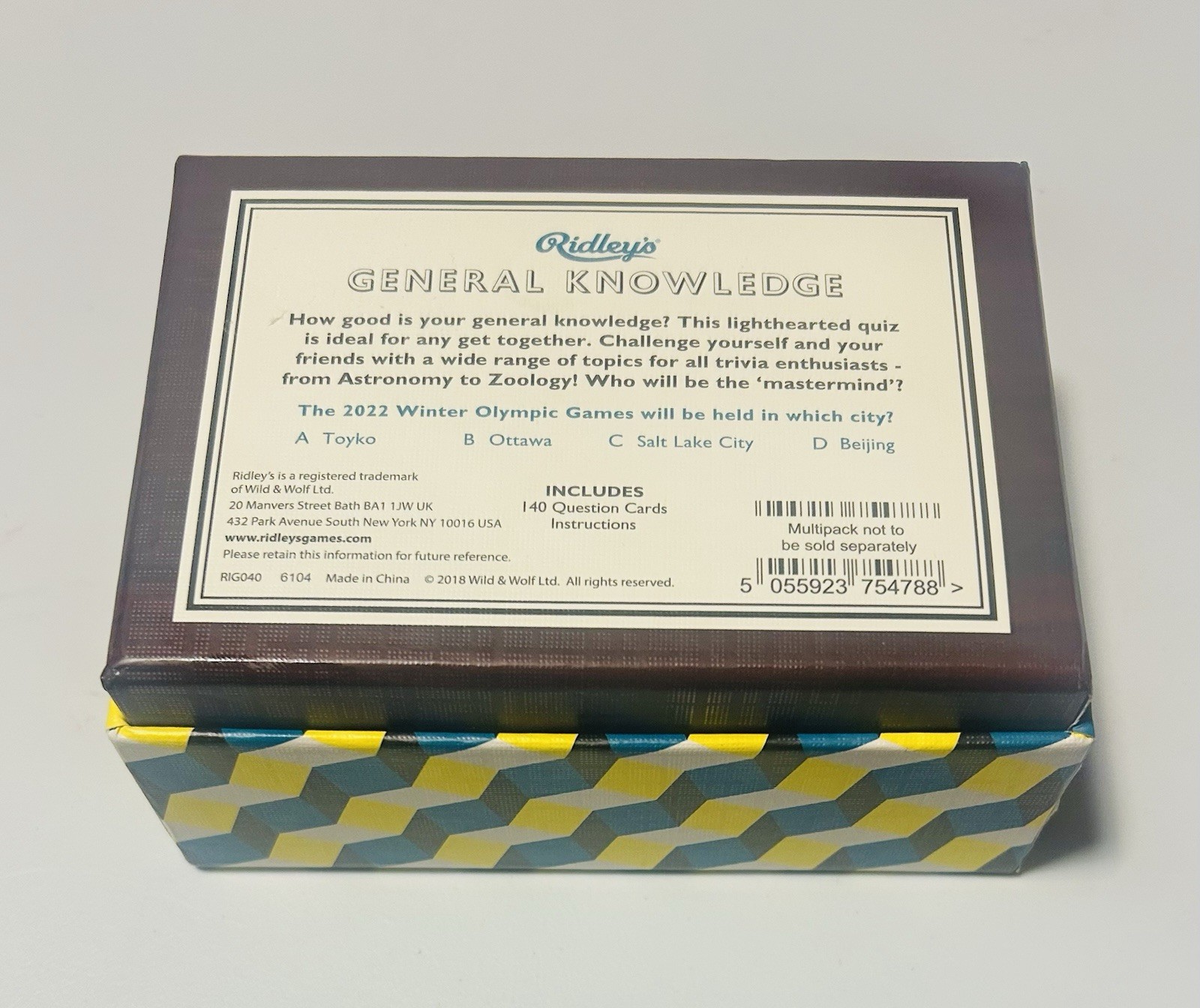 Ridley’s 4 In 1 Trivia Sets: Charades, America, General and Music-Free Shipping