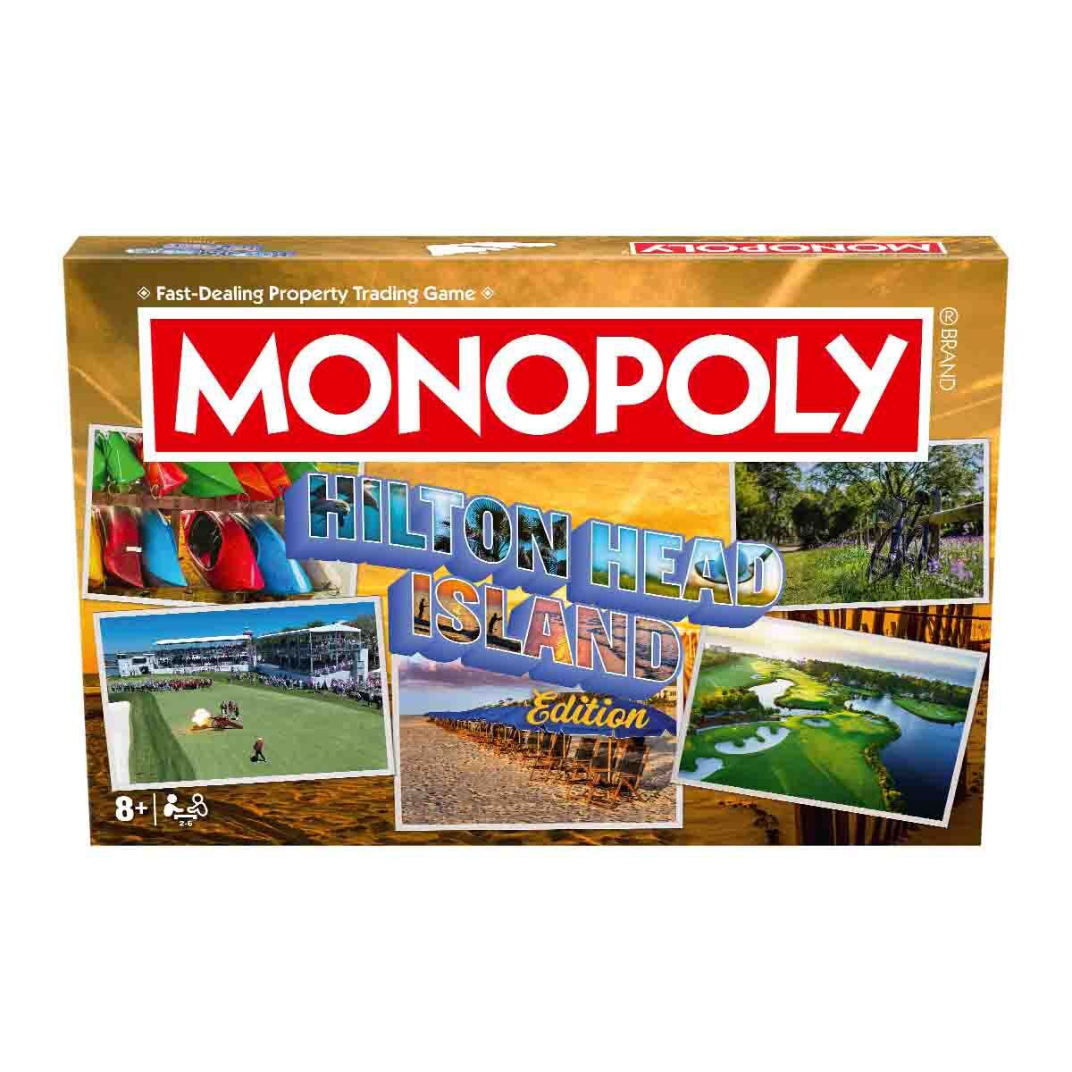 Hilton Head SC Monopoly Board Game – Coastal Edition, Family Game Night, Ages 8+
