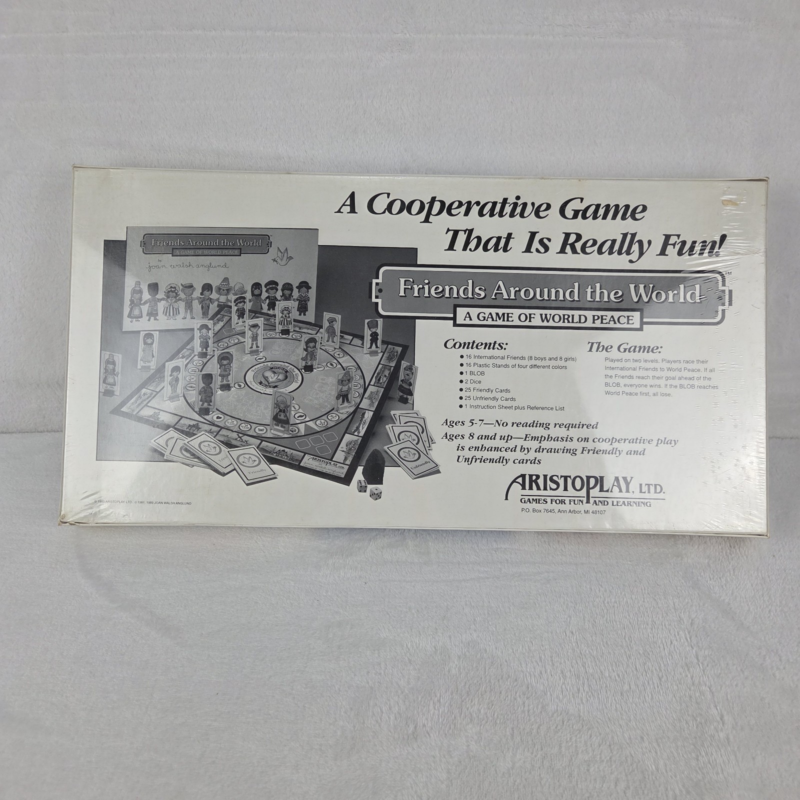 Vintage 1989 Friends Around the World Board Game NIB Joan Walsh Anglund