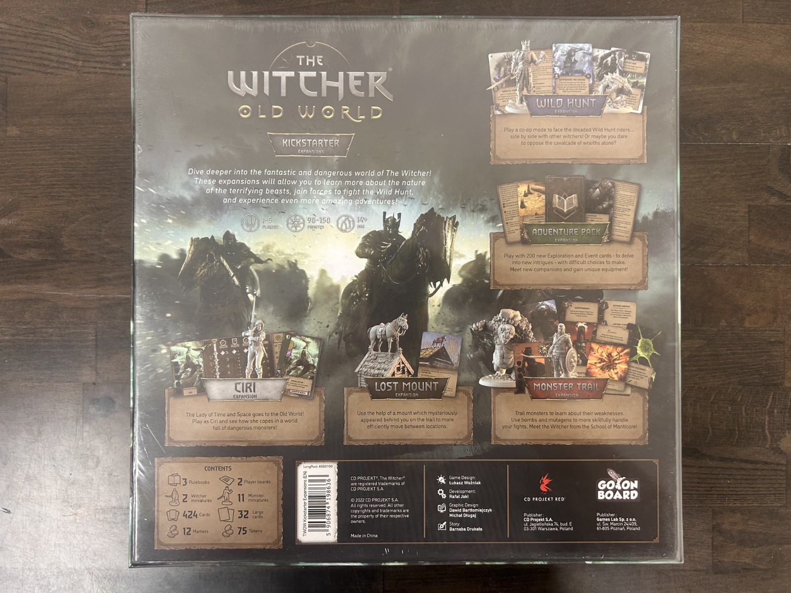 Go On Board – The Witcher Old World + Kickstarter Expansions + Mounted Eredin EX