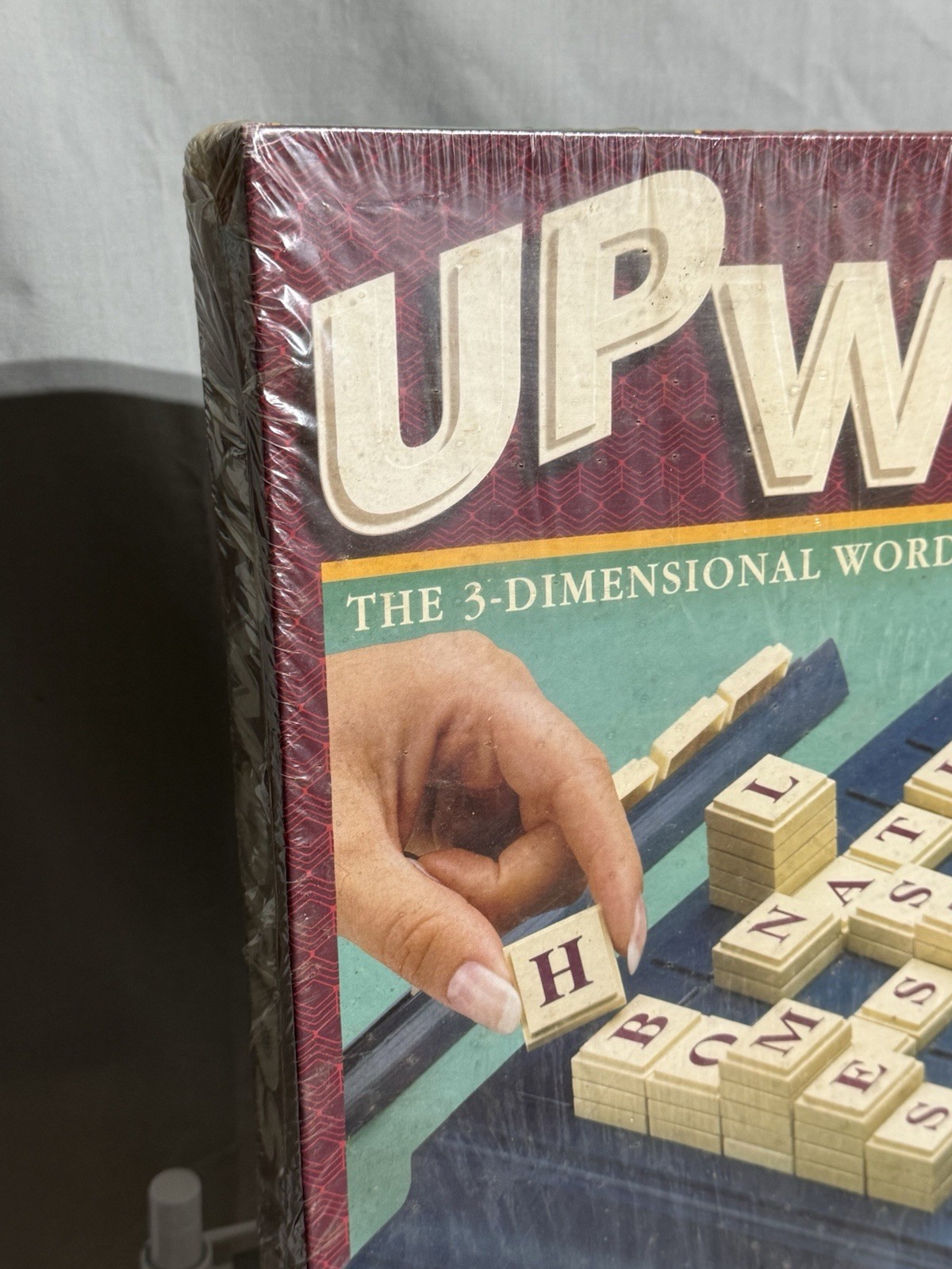 Up Words Word Board Game Milton Bradley 1997 Sealed Box Damage See Pics