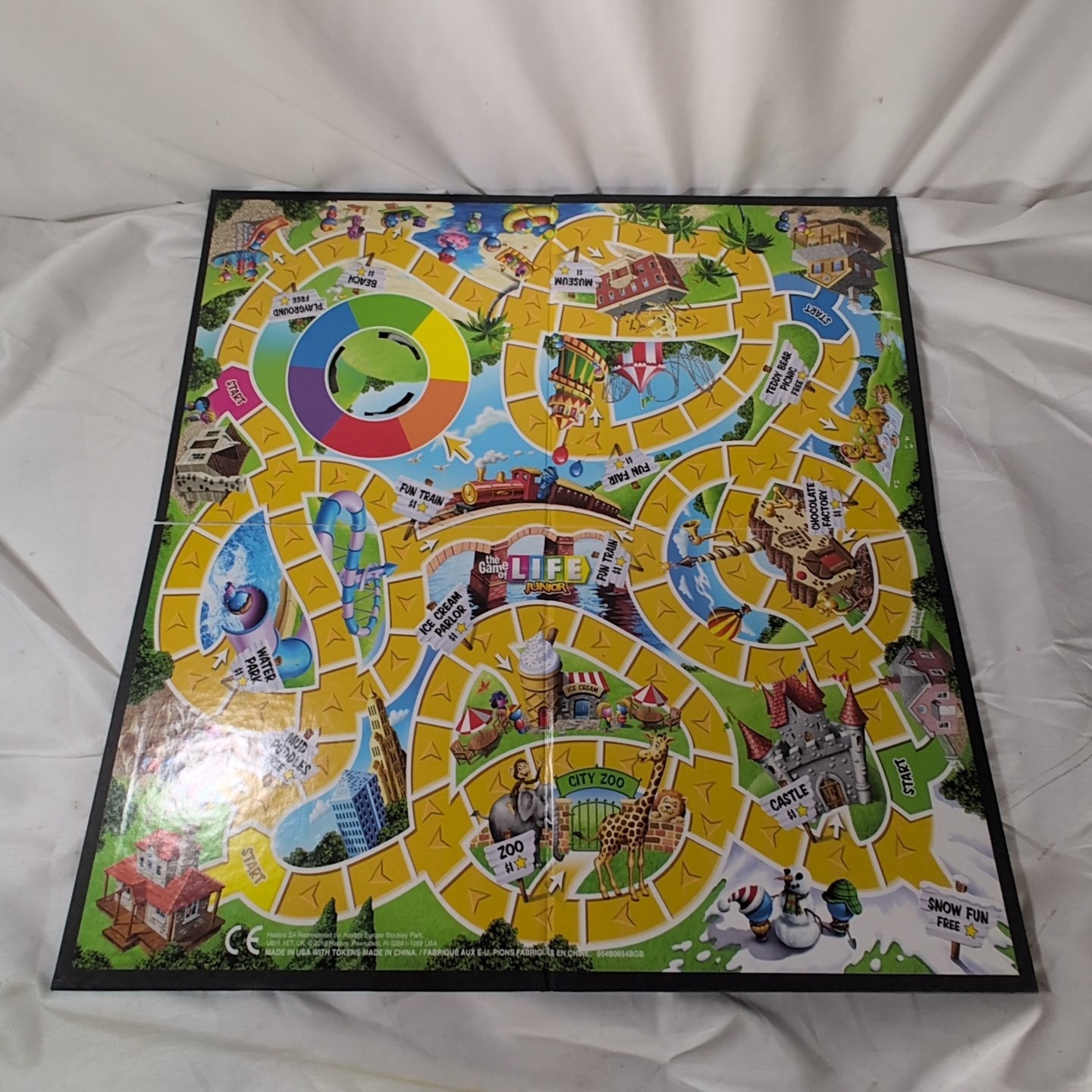 The Game of Life Junior Board Game Hasbro Gaming Used Complete Great Condition