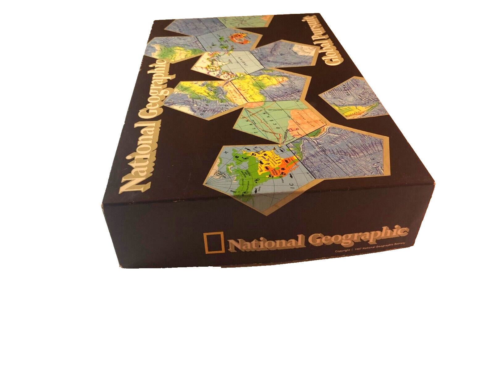 National Geographic Global Pursuit Family Board Game Complete 1987 Geography