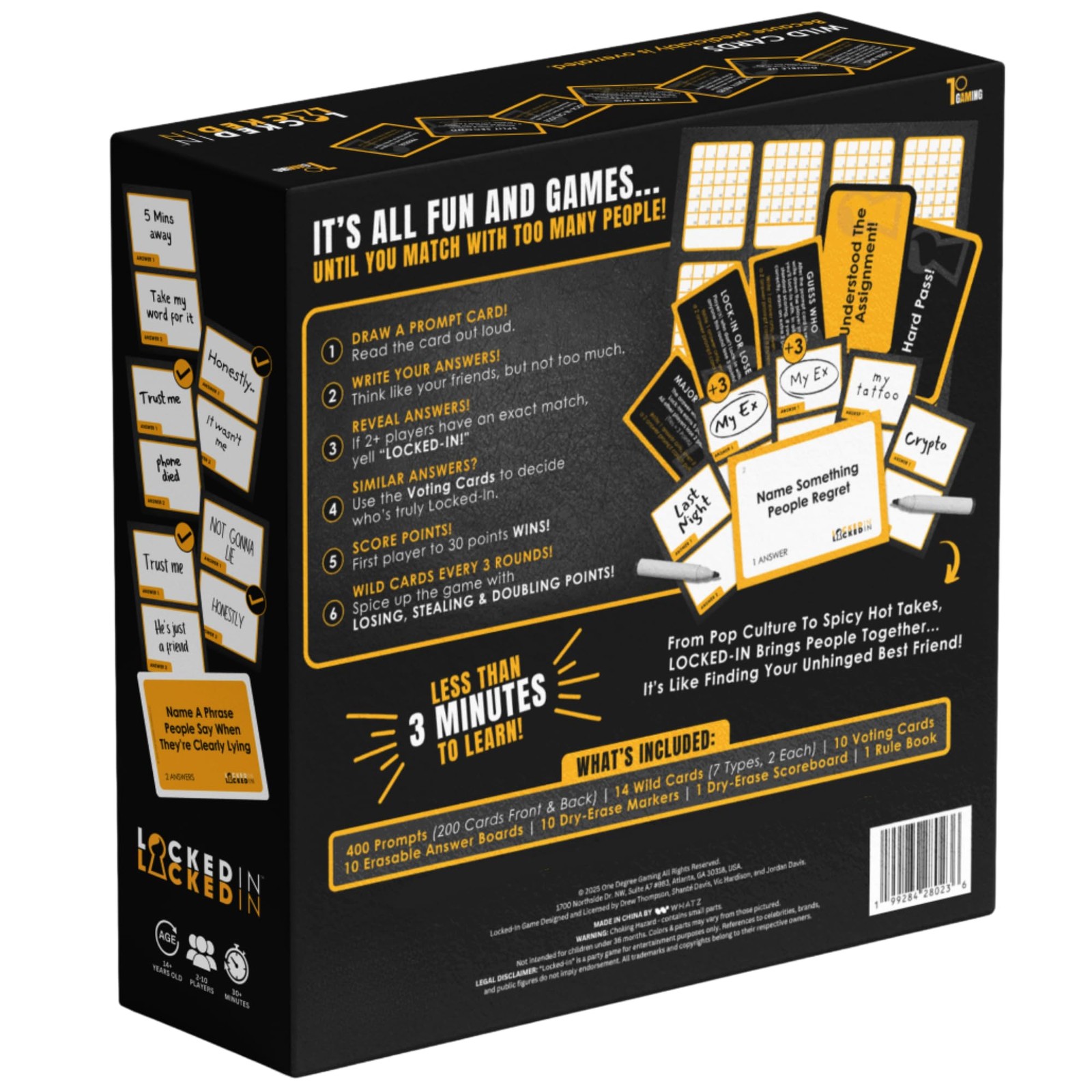 Party Card Game – 400 Prompt Cards – Fun Game for Game Night, Parties & Icebr…