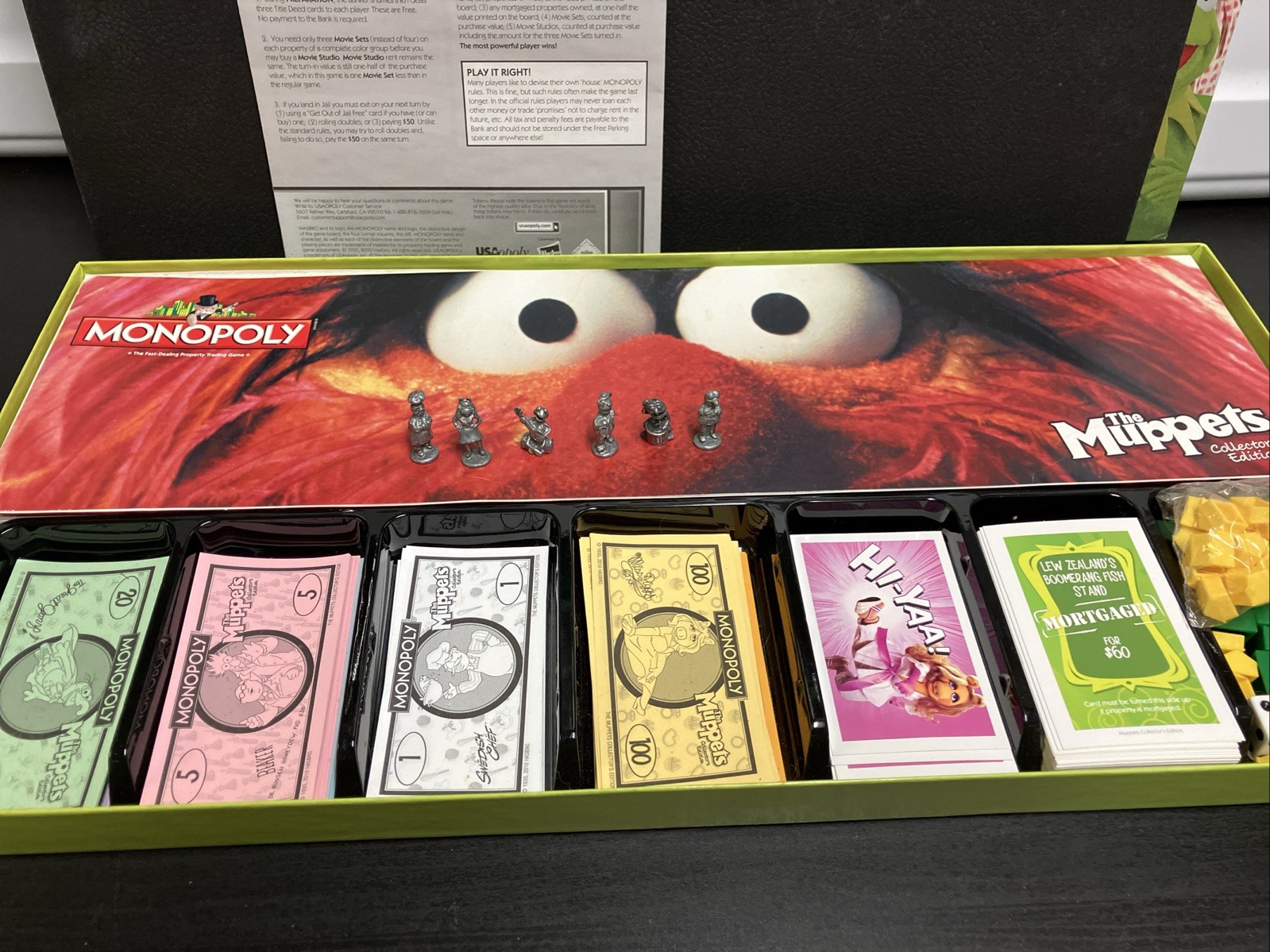 Monopoly The Muppets Collector’s Edition Board Game Hasbro 2010