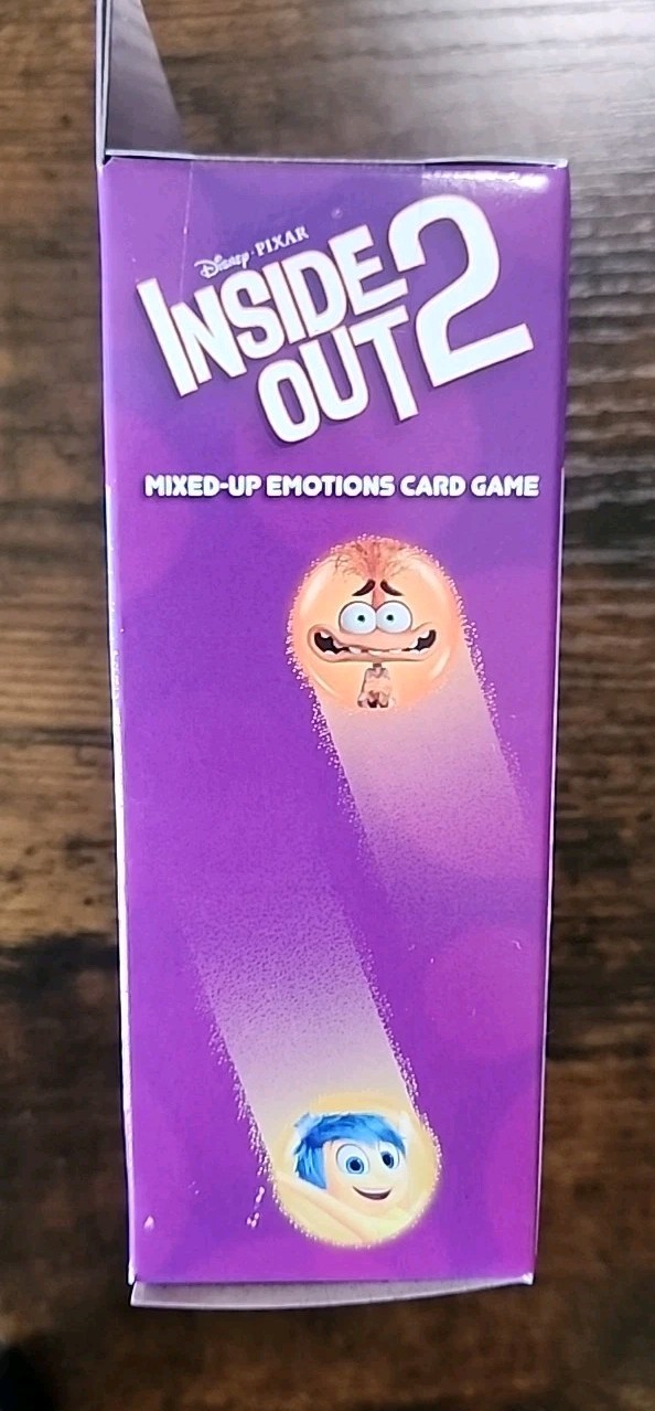 Disney Pixar Inside Out 2 Mixed-Up Emotions Card Game With Anxiety Figure