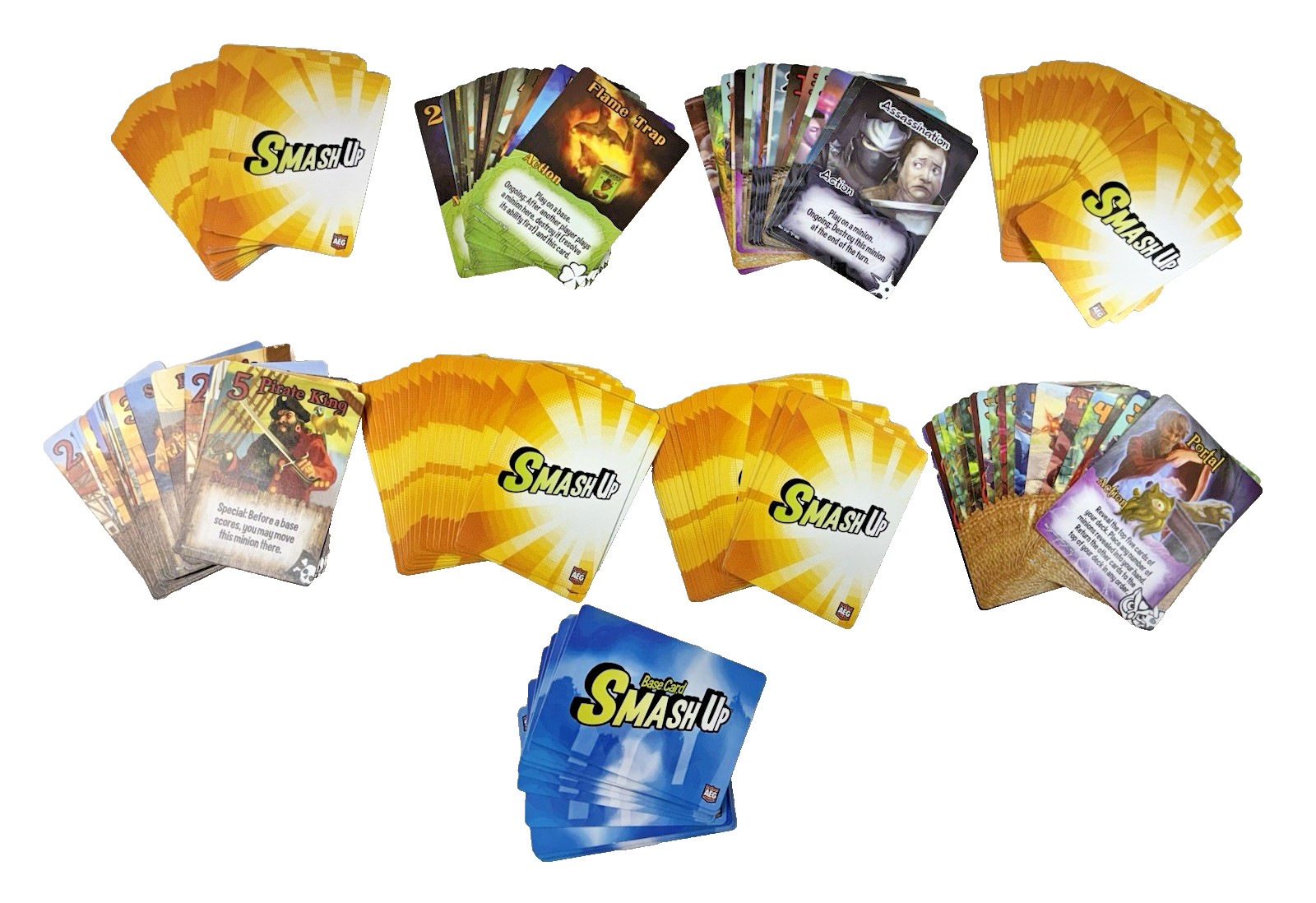 Paul Peterson Smash Up AEG Board Game Complete with All Game Pieces