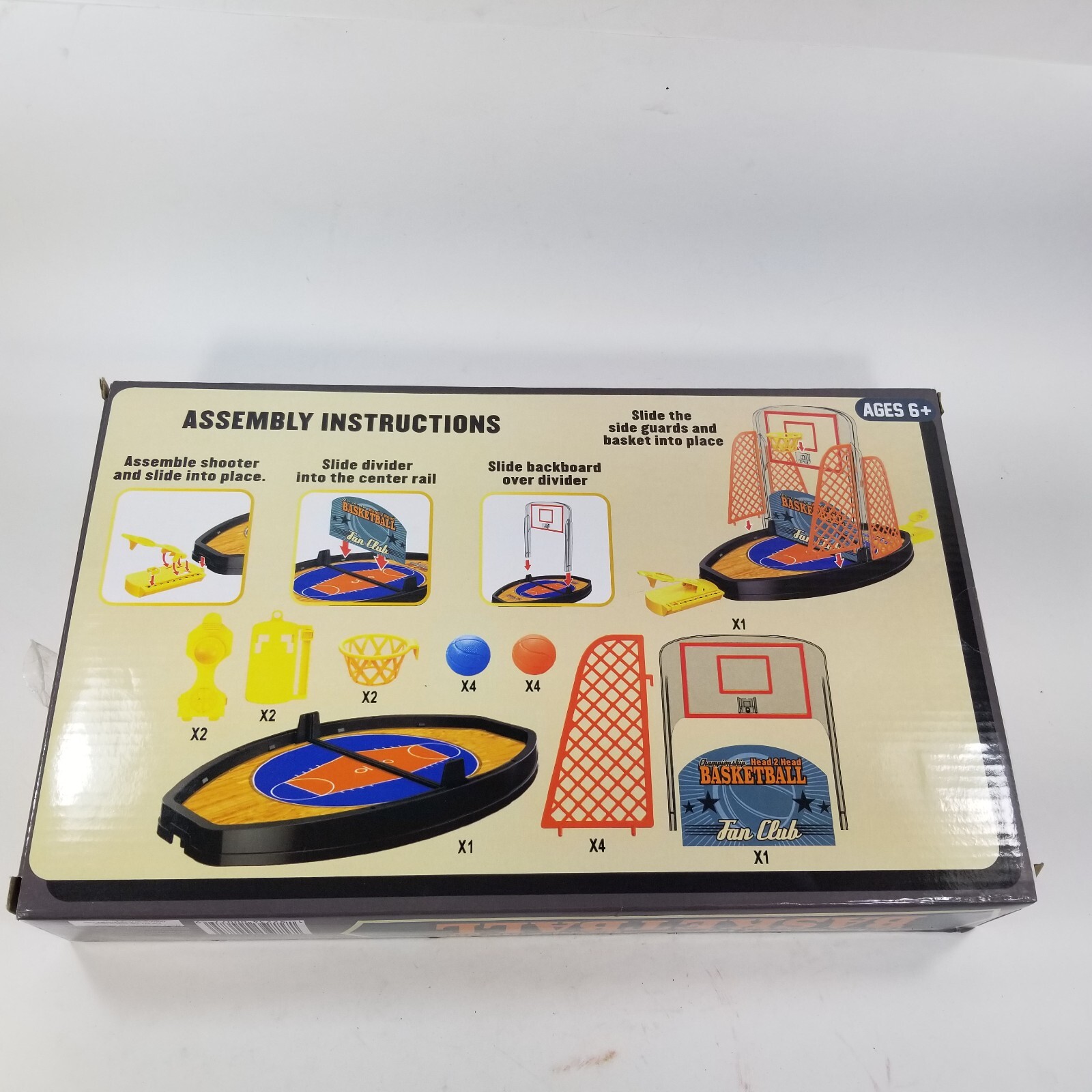 Championship Head 2 Head Basketball Tabletop Game Play Everywhere Sealed Parts