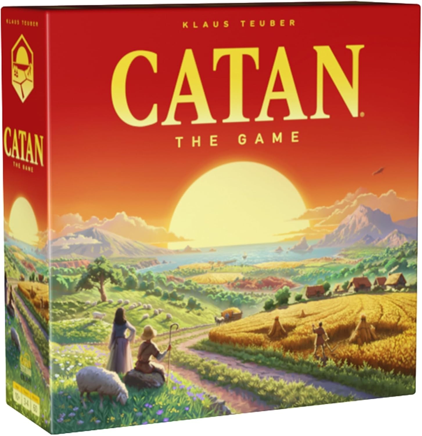 Trade, Build & Settle – Classic 6th Edition Board Game for Ages 10+, 3-4 Players