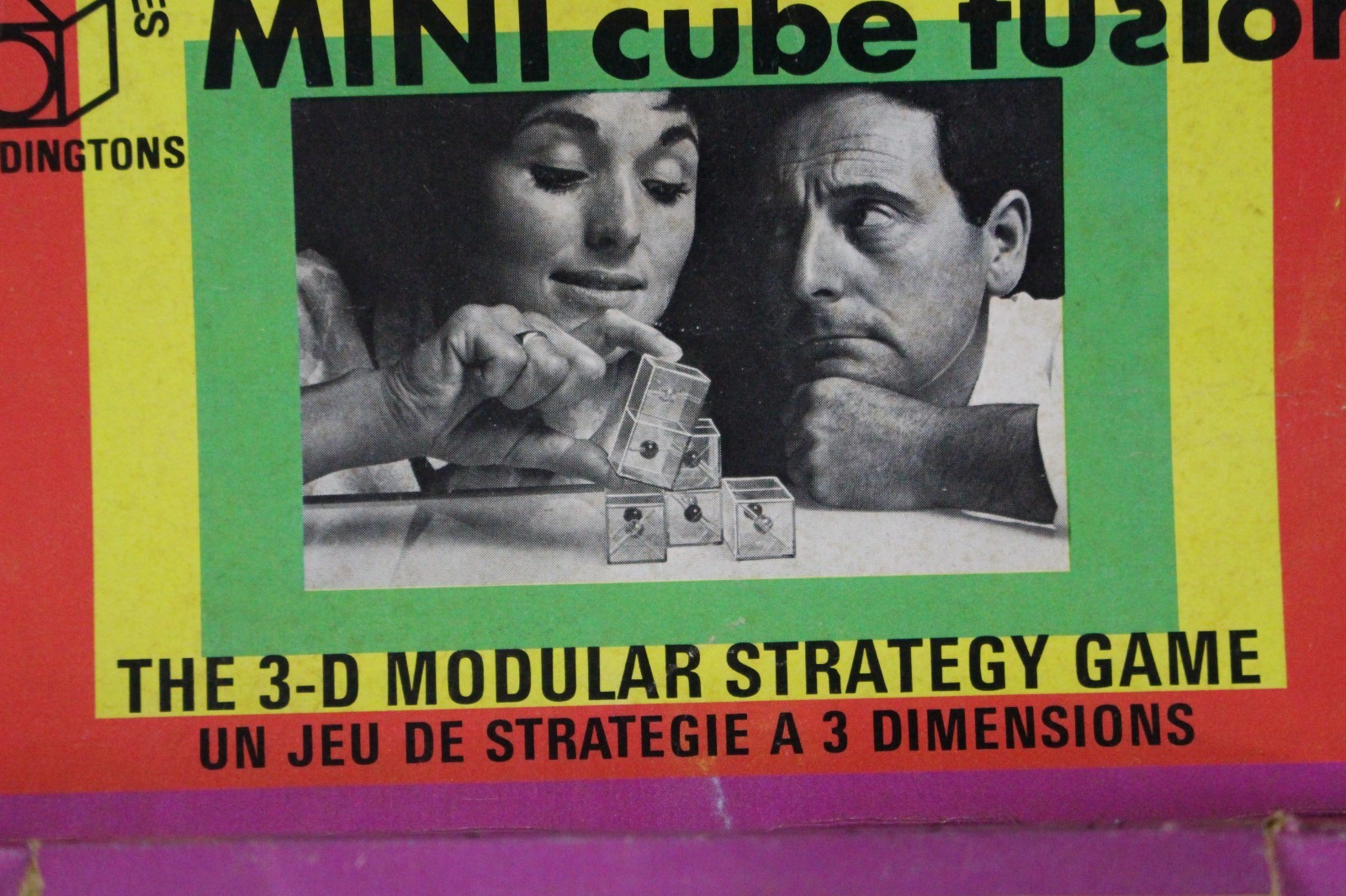 Vintage Game – Mini Cube Fusion – 3D – Modular Strategy Game – 1971 – Waddington