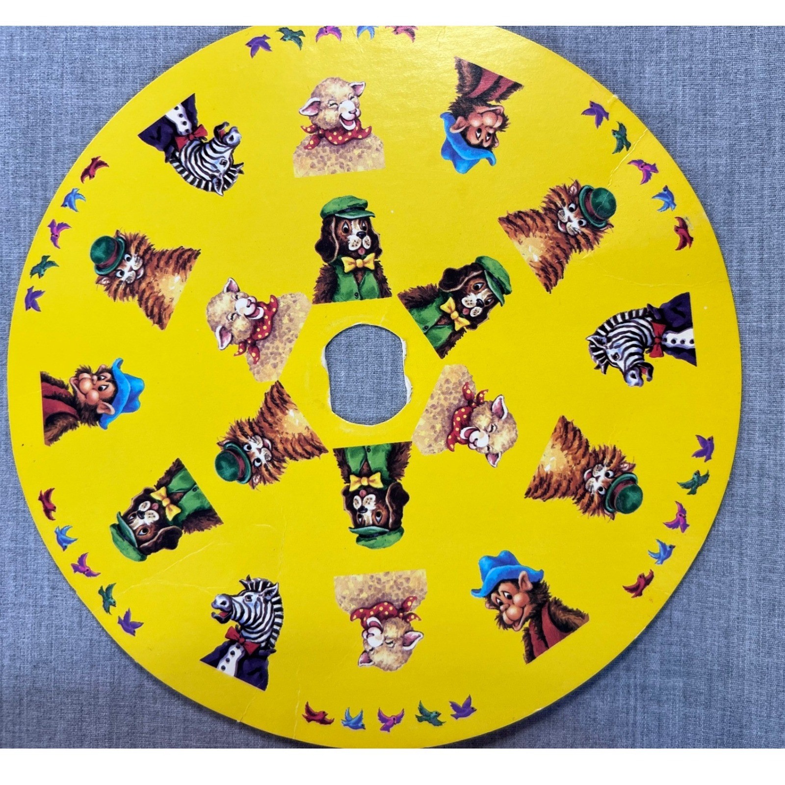 Vintage 1990 Milton Bradley Spin & Match Memory Game Red Plastic Unit 4110 90s