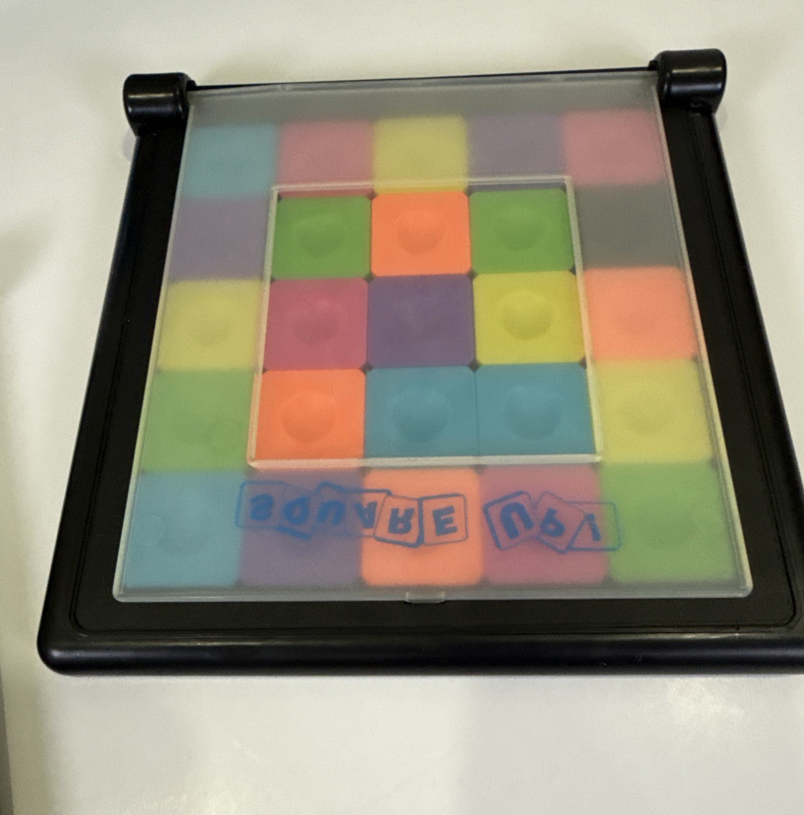 Square Up! Game COMPLETE Mindware 2009 Tile Strategy Slide Puzzle Race