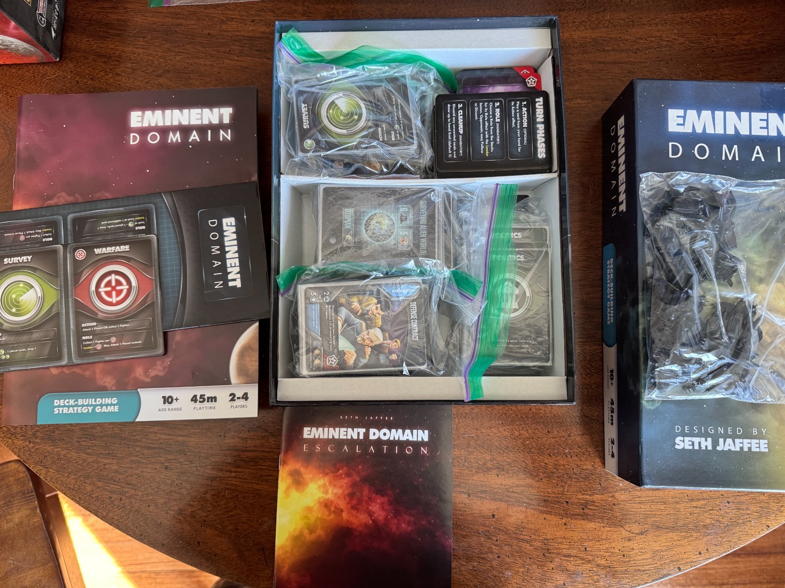 Eminent Domain Board Game – Plus Escalation, Exotica, + Bonus Planets Expansions