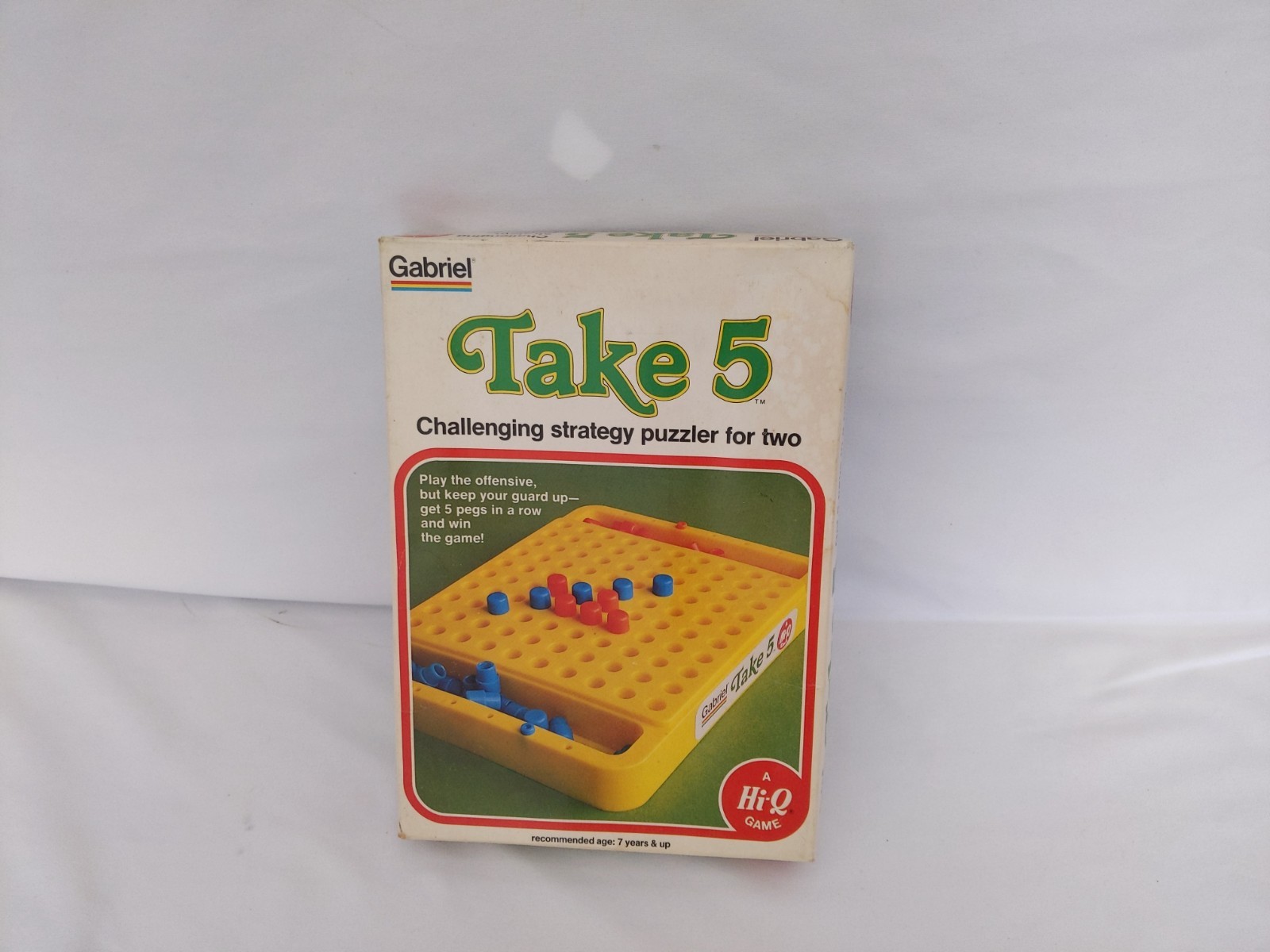 Vintage Gabriel Take 5 Challenging Strategy Puzzler For Two Hi Q Game 77452